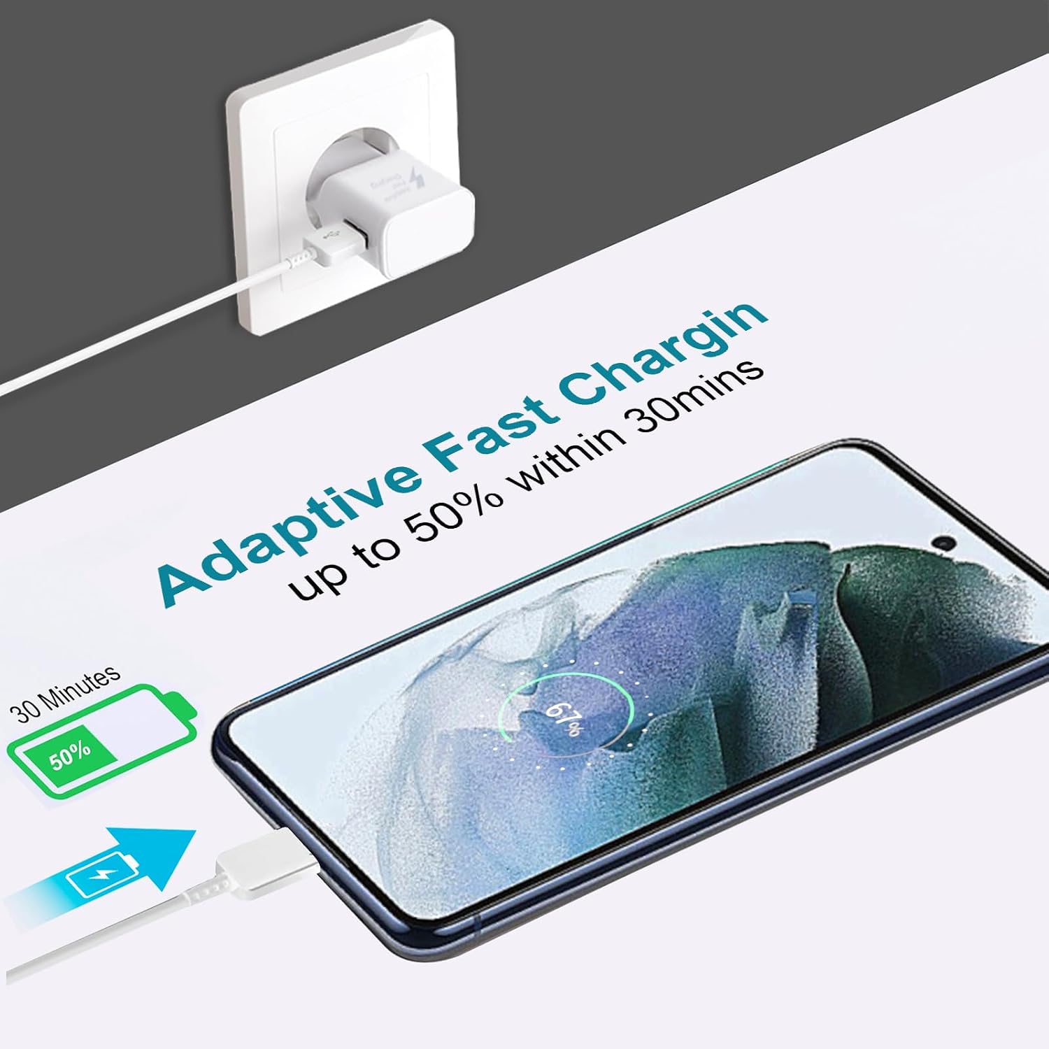 Thumbnail 5 de USB Ladegerät mit USB C Kabel 1,5 m