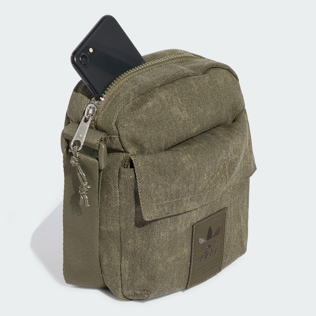 Thumbnail 3 de BOLSO WASHED ITEM de Adidas: bolso versátil en verde para entrenos y uso diario
