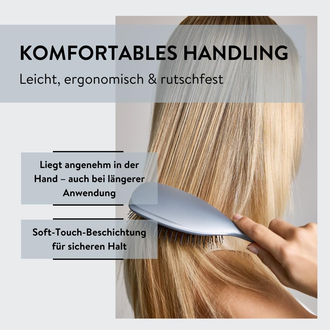 Detalle de PARSA Beauty Hair ID Anti-Hairloss Haarbürste – schonende Bürste für dünnes Haar