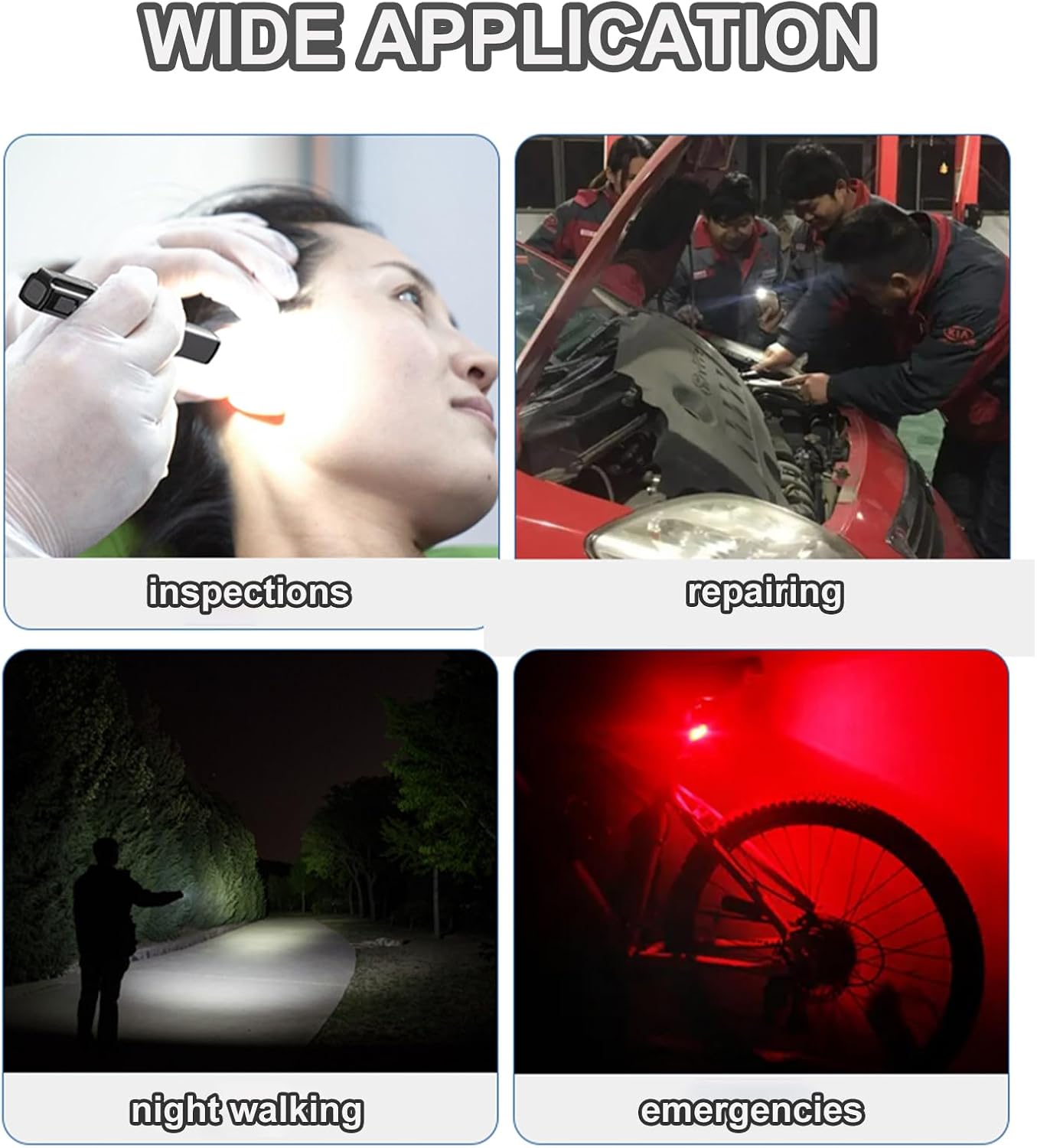 Thumbnail 5 de LED Torch Rechargeable with 6 Modes and LCD Display