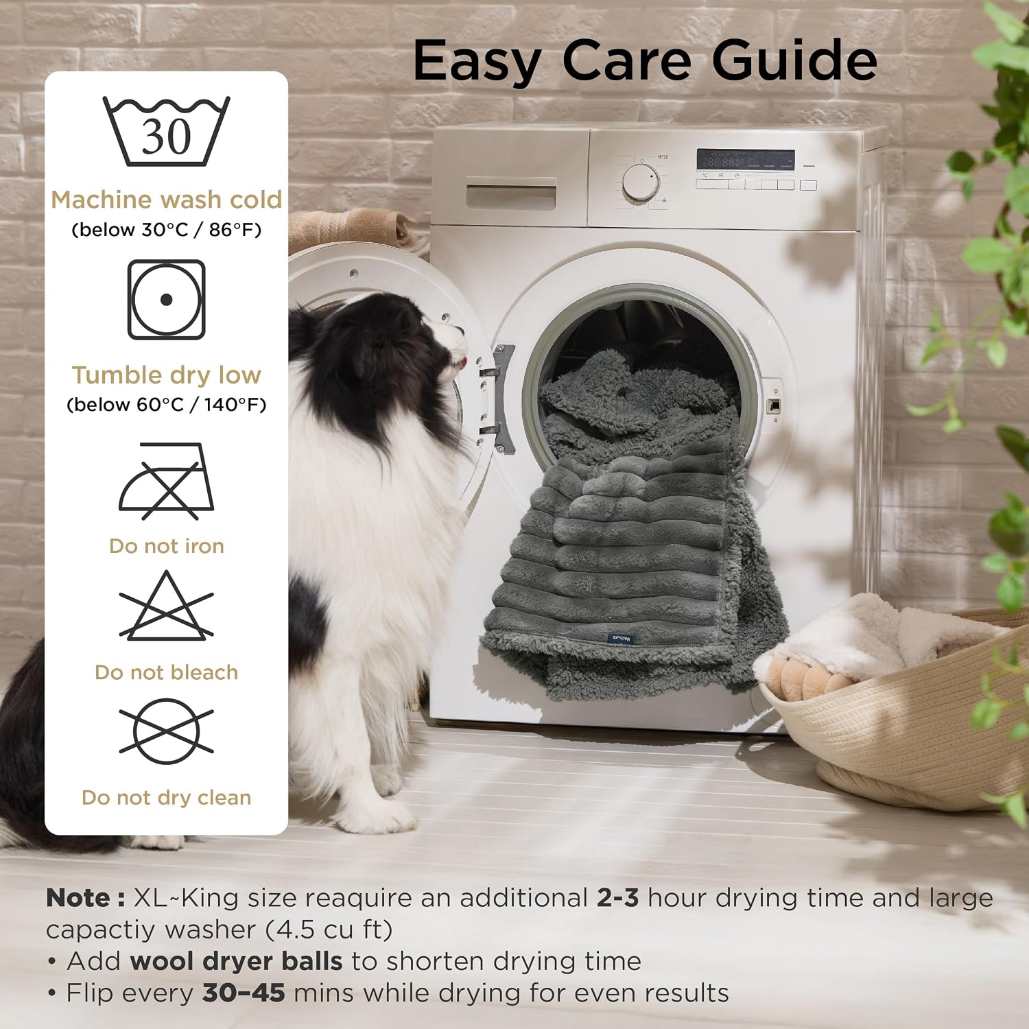 Detalle de Bedsure Waterproof Dog Blanket, 50x60