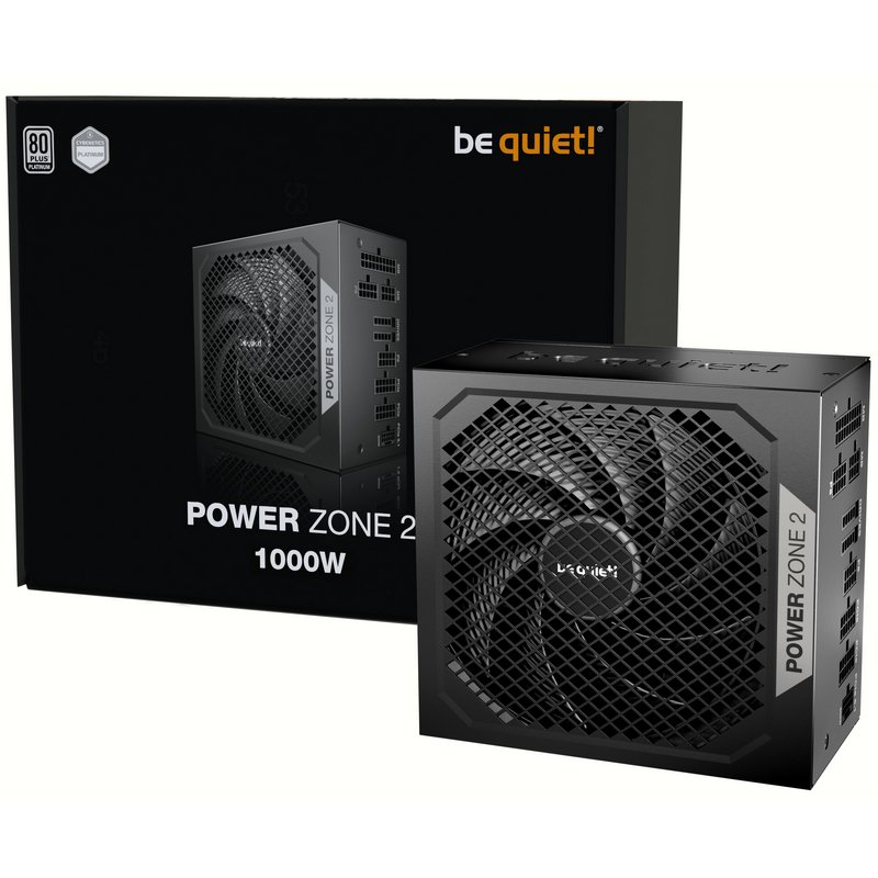 Detalle 2 de Be quiet Power Zone 2 1000W 80 PLUS Platinum Modular: potencia eficiente y silenciosa para tu PC