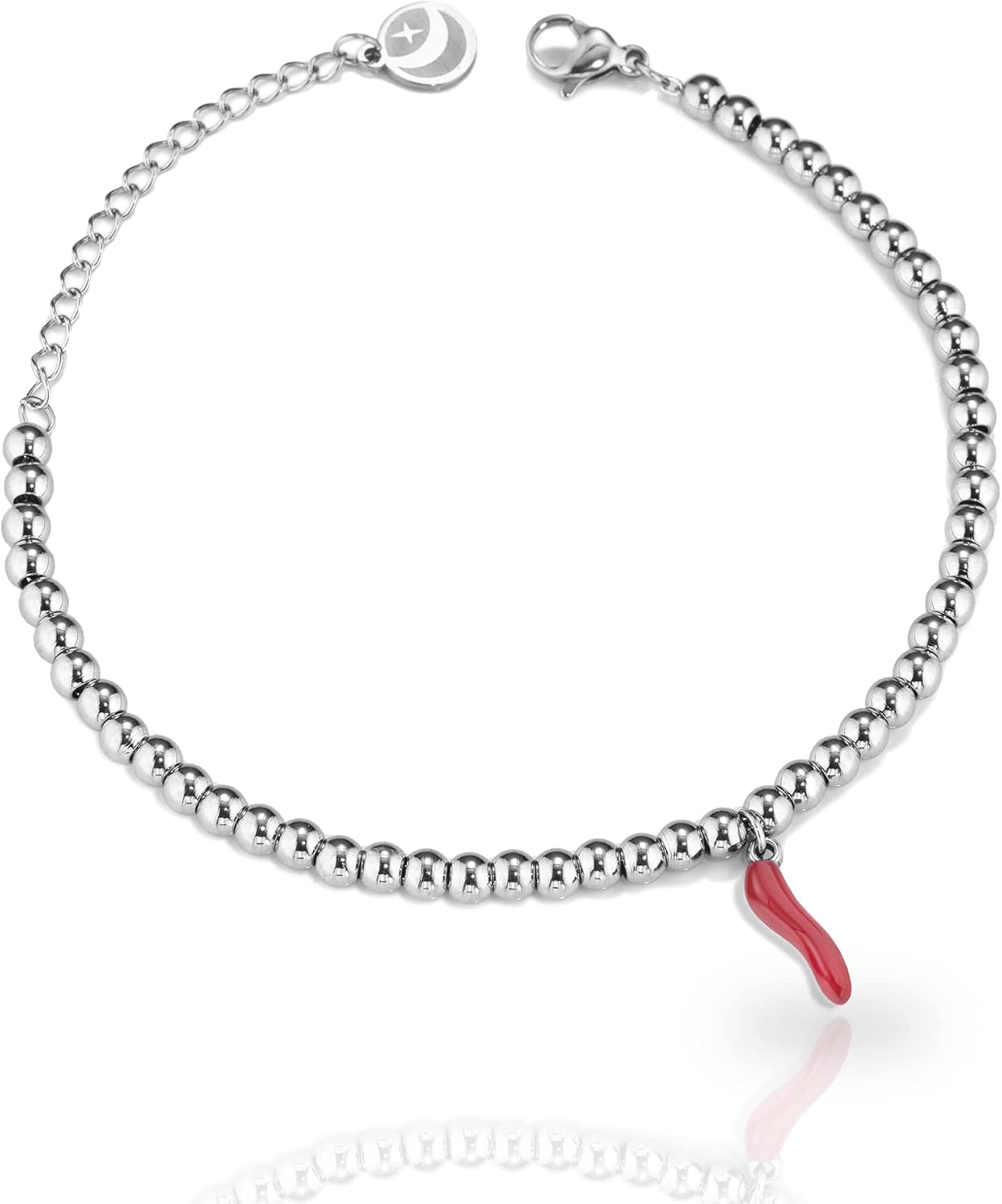 Thumbnail 6 de inSCINTILLE Corni Bracciale Donna in Acciaio Inossidabile con Corno Portafortuna – Regalo Portafortuna