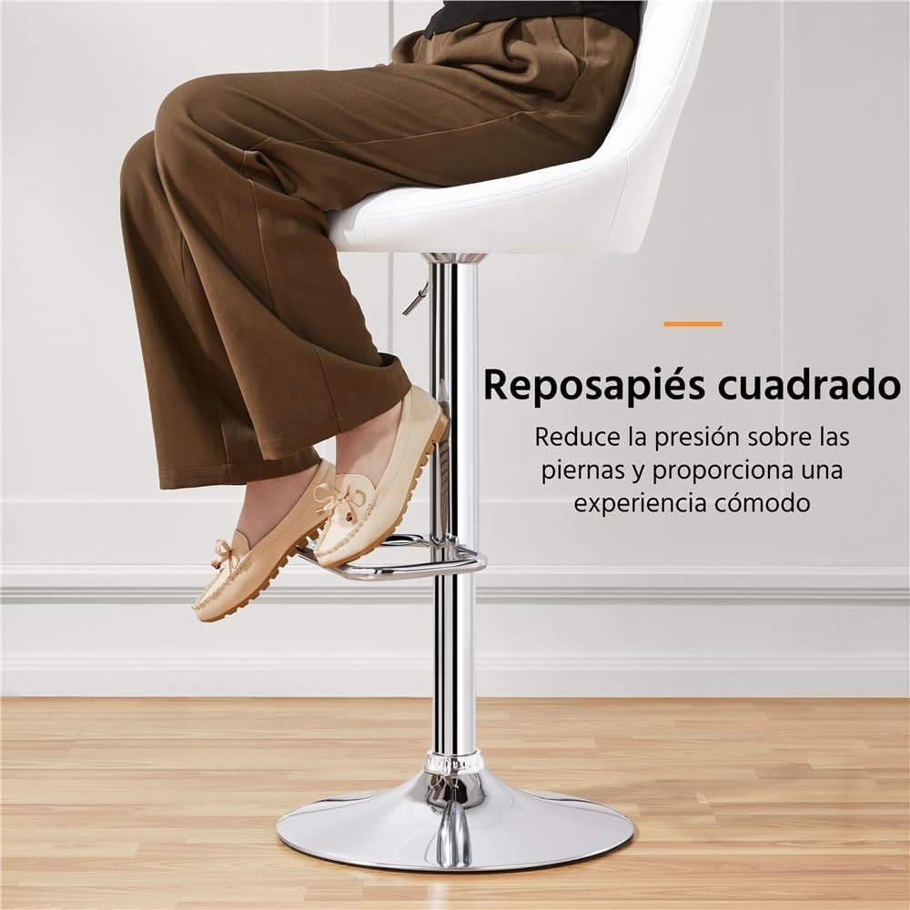 Thumbnail 6 de Yaheetech taburetes de bar ajustables 86-107 cm