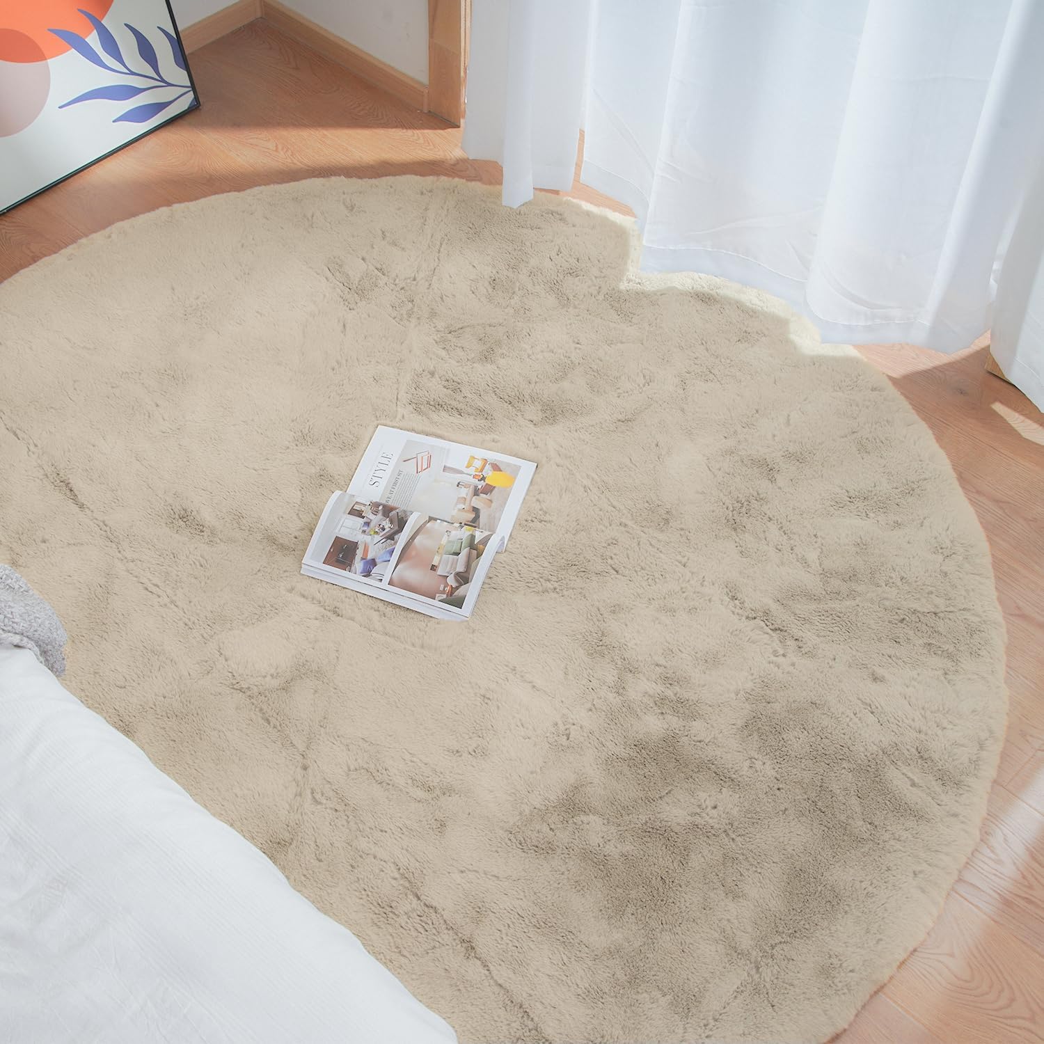 Thumbnail 1 de ORINOVA Teppich rund 90 cm Beige 🏠