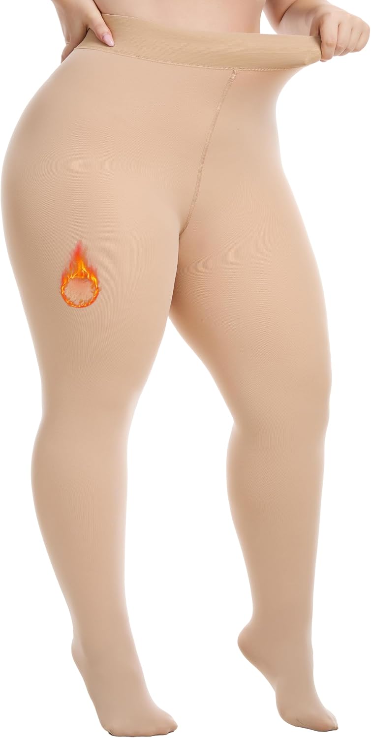 Detalle de CozyWow Fleece-Lined Tights XL–3XL