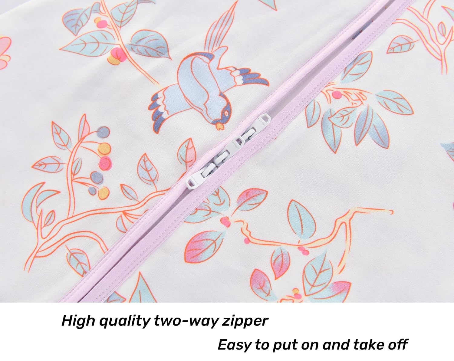 Thumbnail 5 de Chilsuessy Baby Sommerschlafsack mit Füßen 0.5 Tog – 70–100 cm, 100% Baumwolle, unwattiert