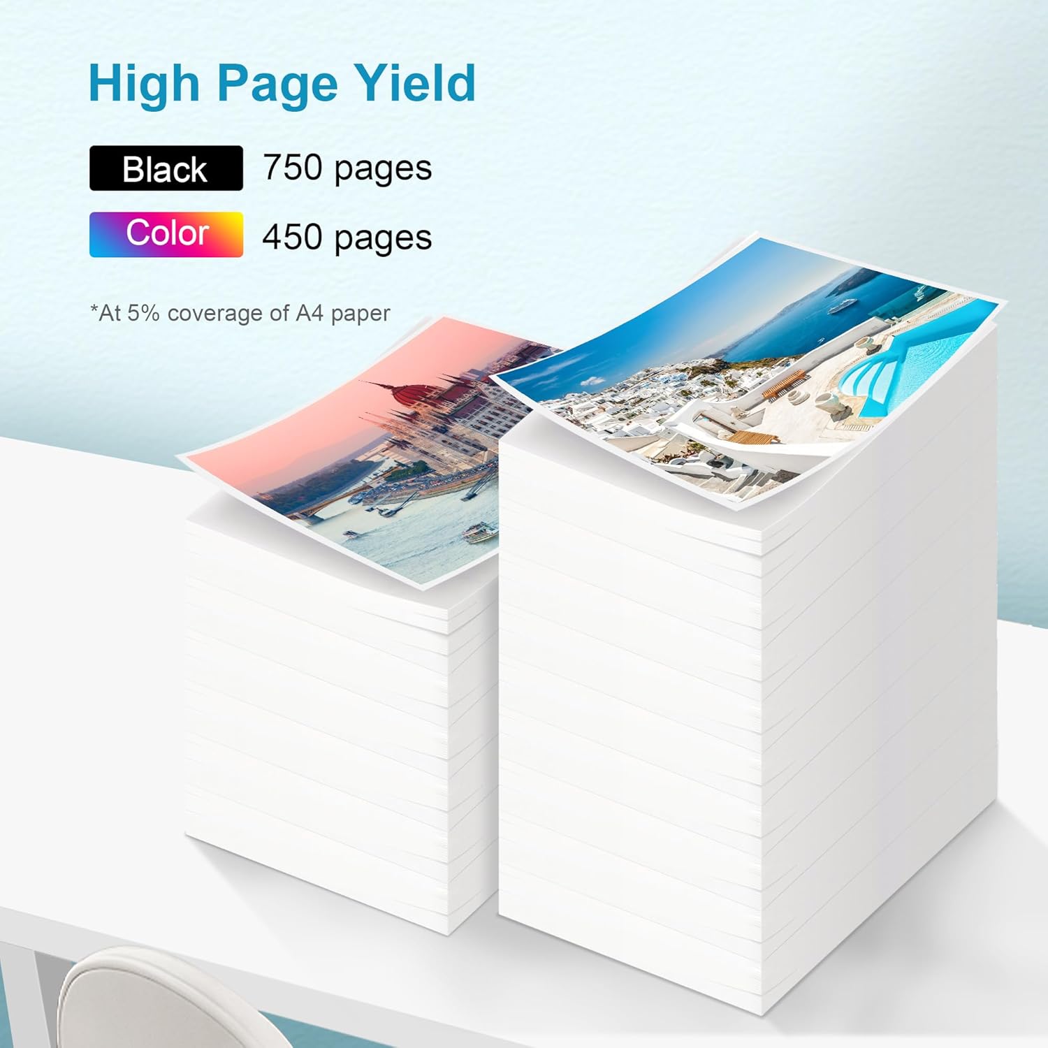 Thumbnail 2 de 63XL Ink Cartridges Combo Pack 2-pack for HP 🖨