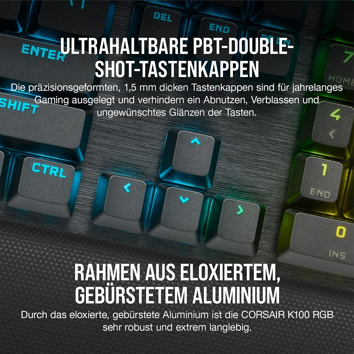 Thumbnail 6 de CORSAIR K100 RGB Gaming‑Tastatur mit OPX‑Schaltern