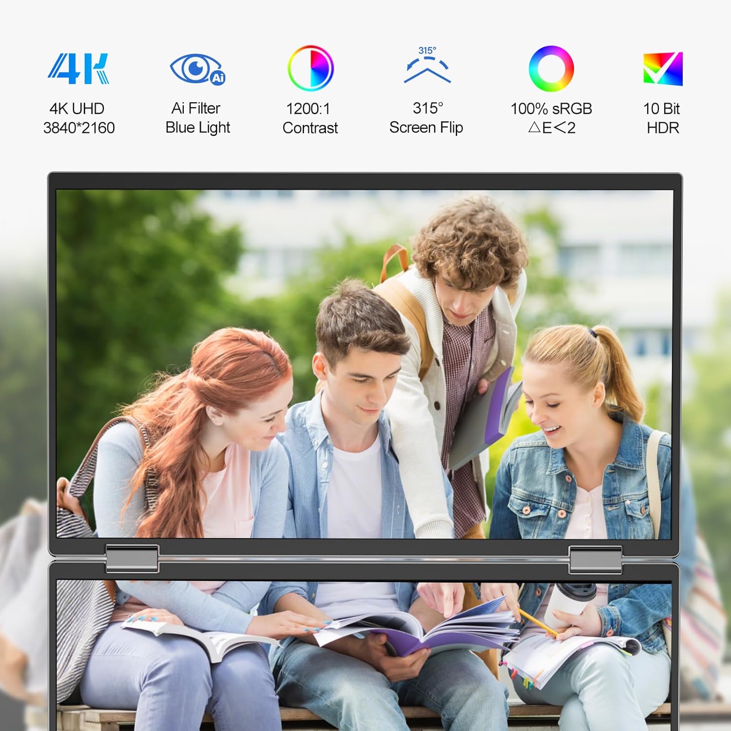 Detalle de InnoView 15.6" 4K Portable Monitor 3840x2160