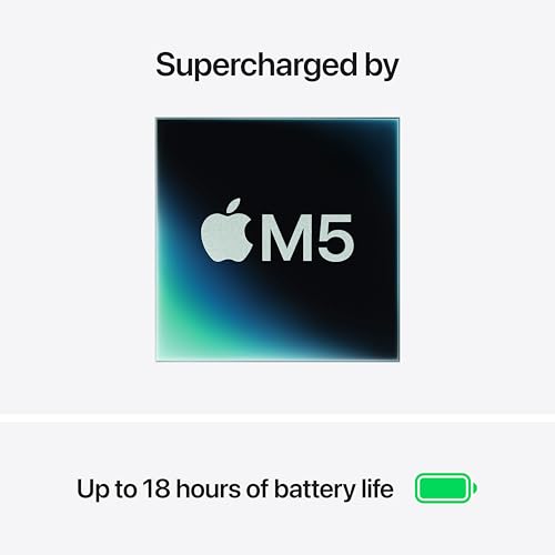 Detalle de Apple 2026 MacBook Air 13-inch with M5 chip: Portable powerhouse for AI and study