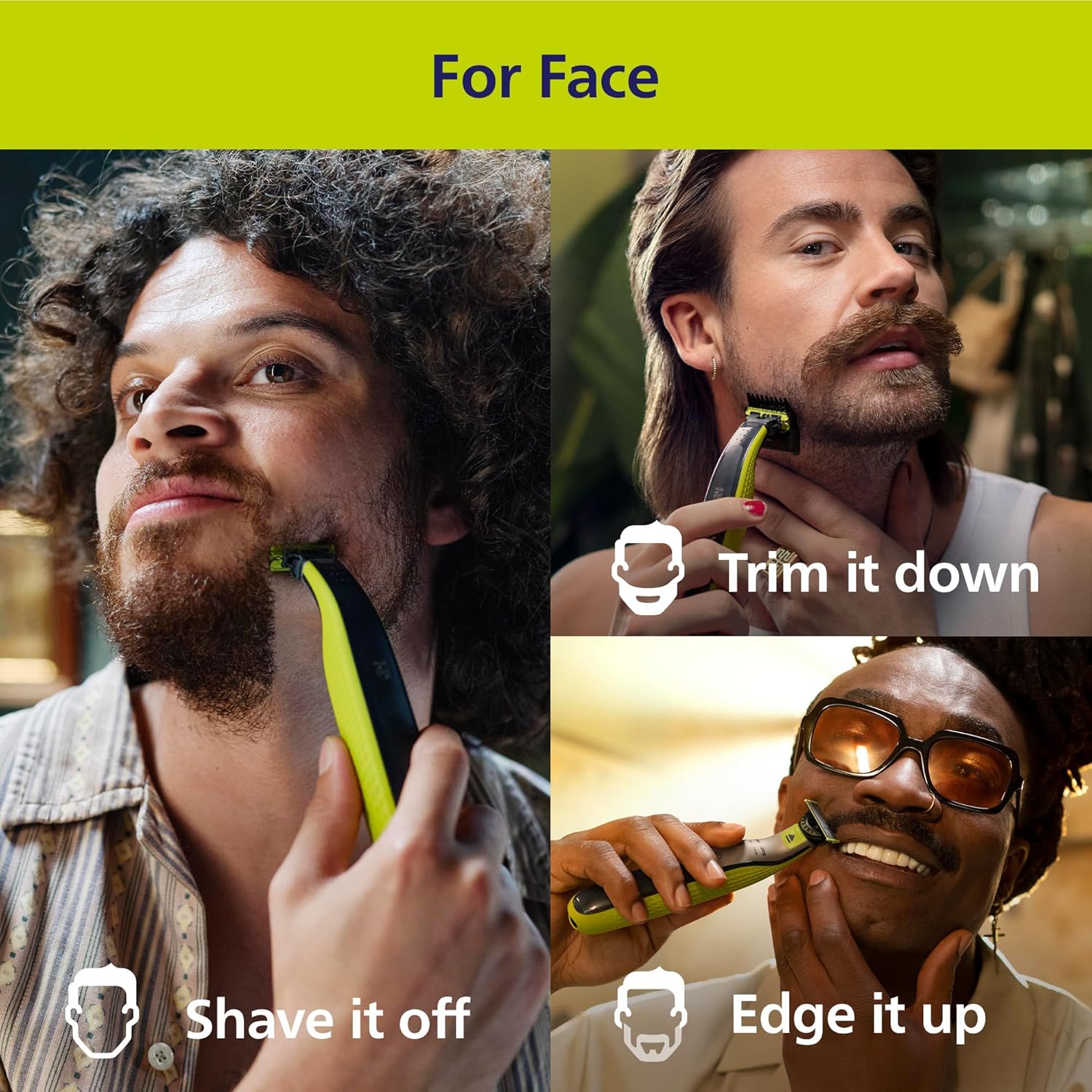 Thumbnail 2 de Philips OneBlade 360 Face hybrid shaver 8-month supply 🪒