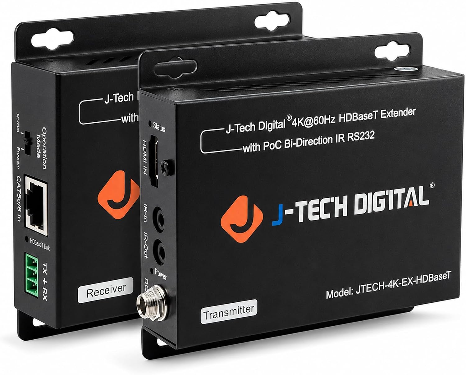 J-Tech Digital 4K HDBaseT HDMI Extender Over Cat5e/6 Cable