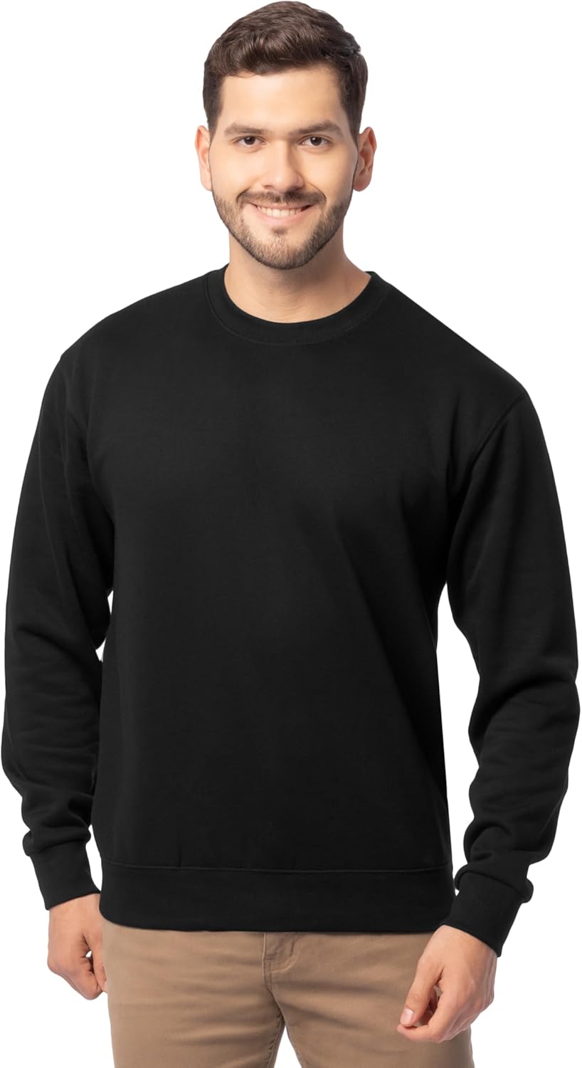 Detalle de Fruit of the Loom Men's Eversoft Fleece Crewneck Sweatshirt