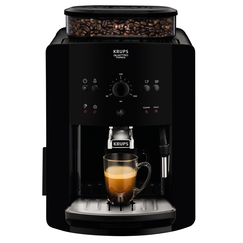 Detalle de Krups Arabica EA8110 cafetera automática 20% más rápida