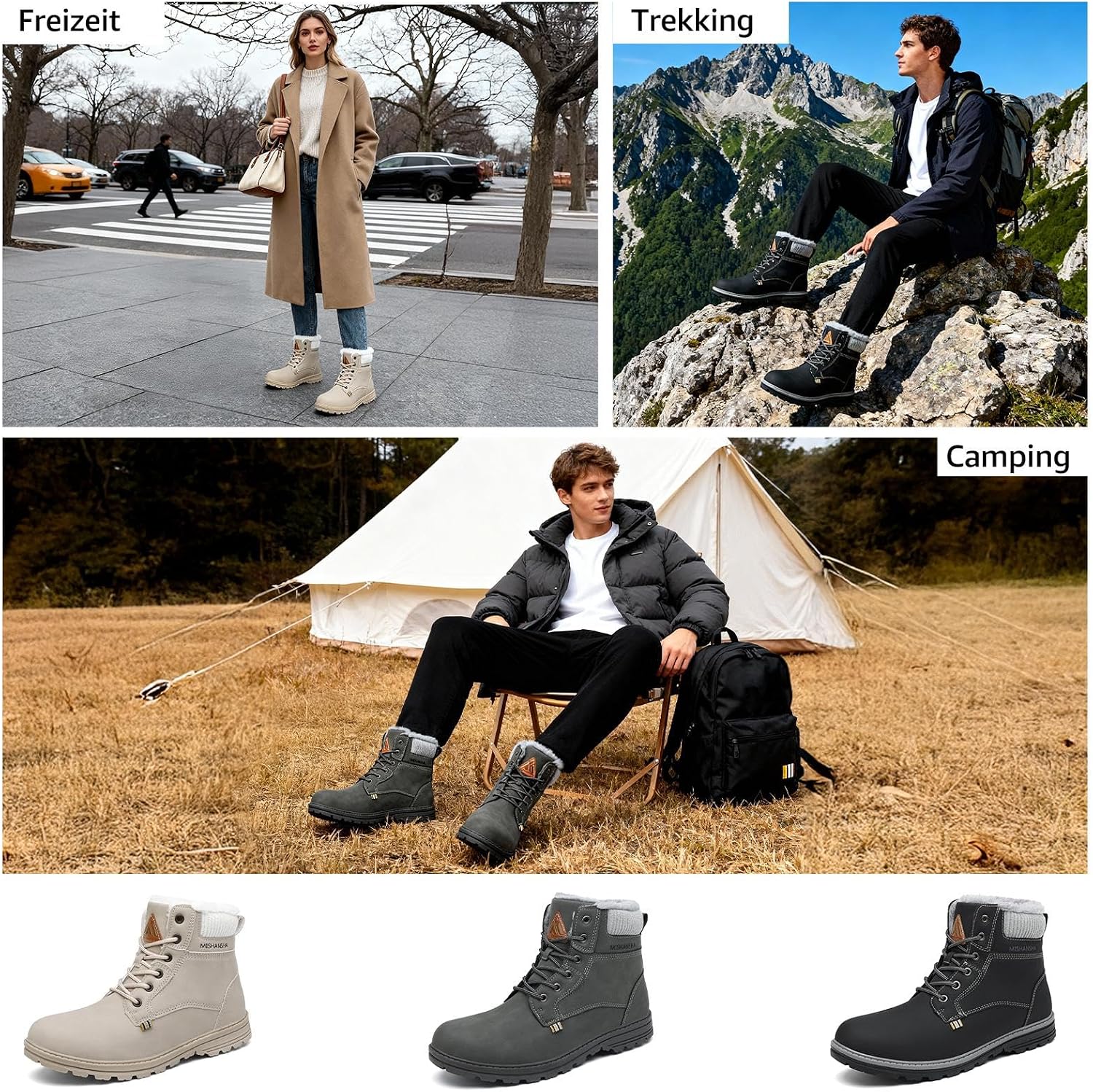 Thumbnail 6 de Mishansha Winterschuhe wasserdicht Gr.36-48