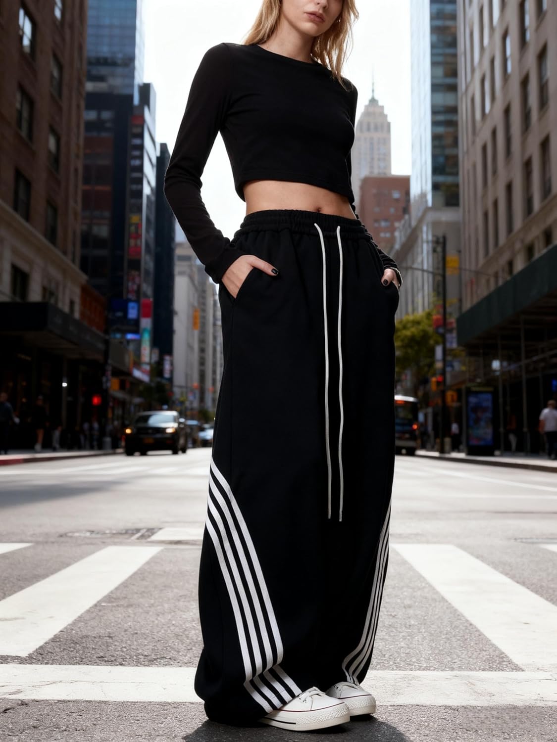 Detalle 2 de EMMIOL Women’s Y2K Baggy Sweatpants