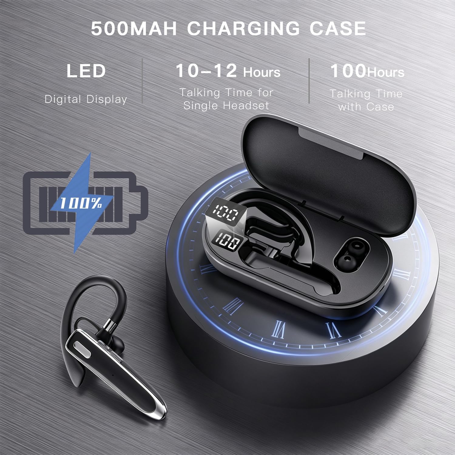 Thumbnail 6 de Single-Ear Bluetooth Headset, Bluetooth 6.1