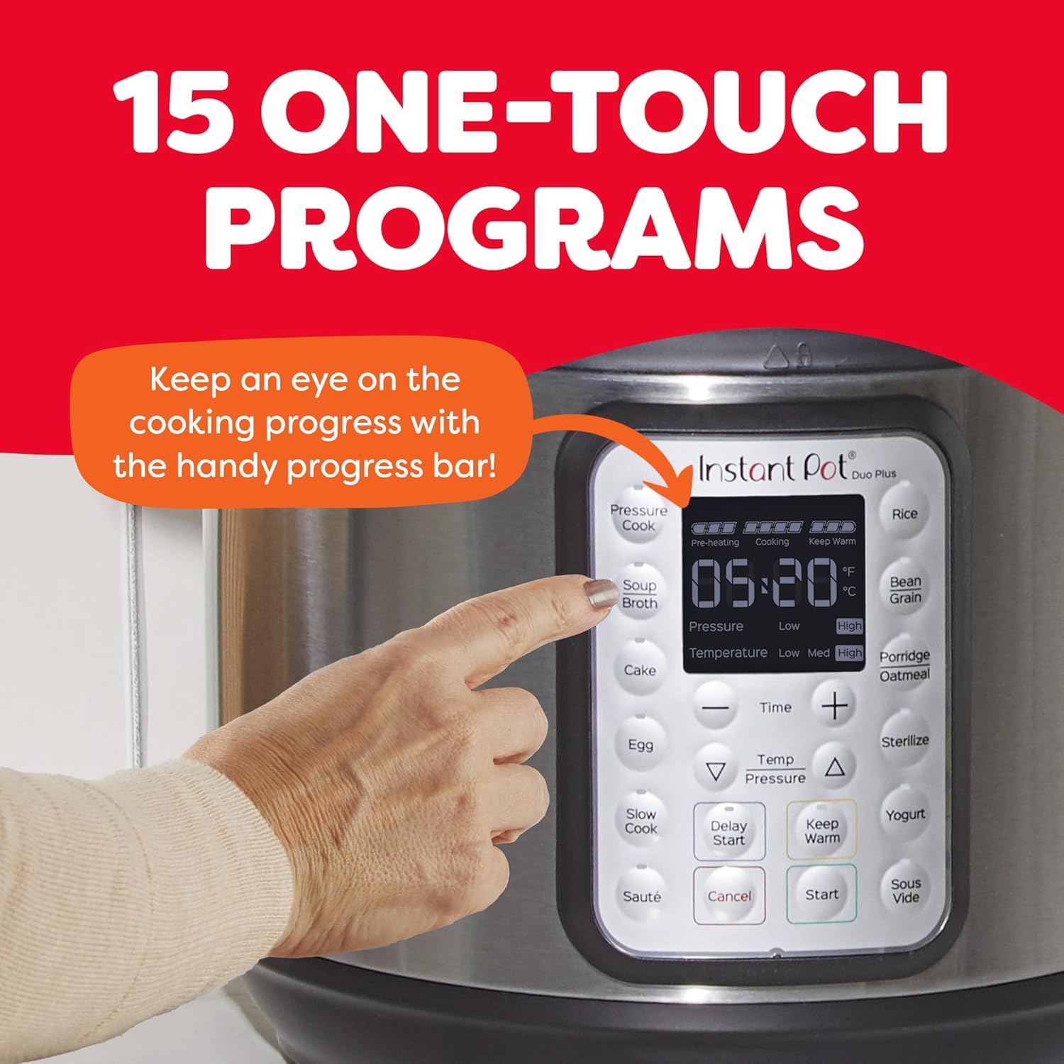 Thumbnail 4 de Instant Pot Duo Plus 6 Qt Multi Cooker