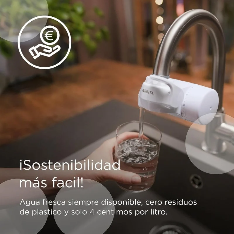 Detalle de Brita ON TAP V Pack: sistema de filtrado para grifo con 1 filtro