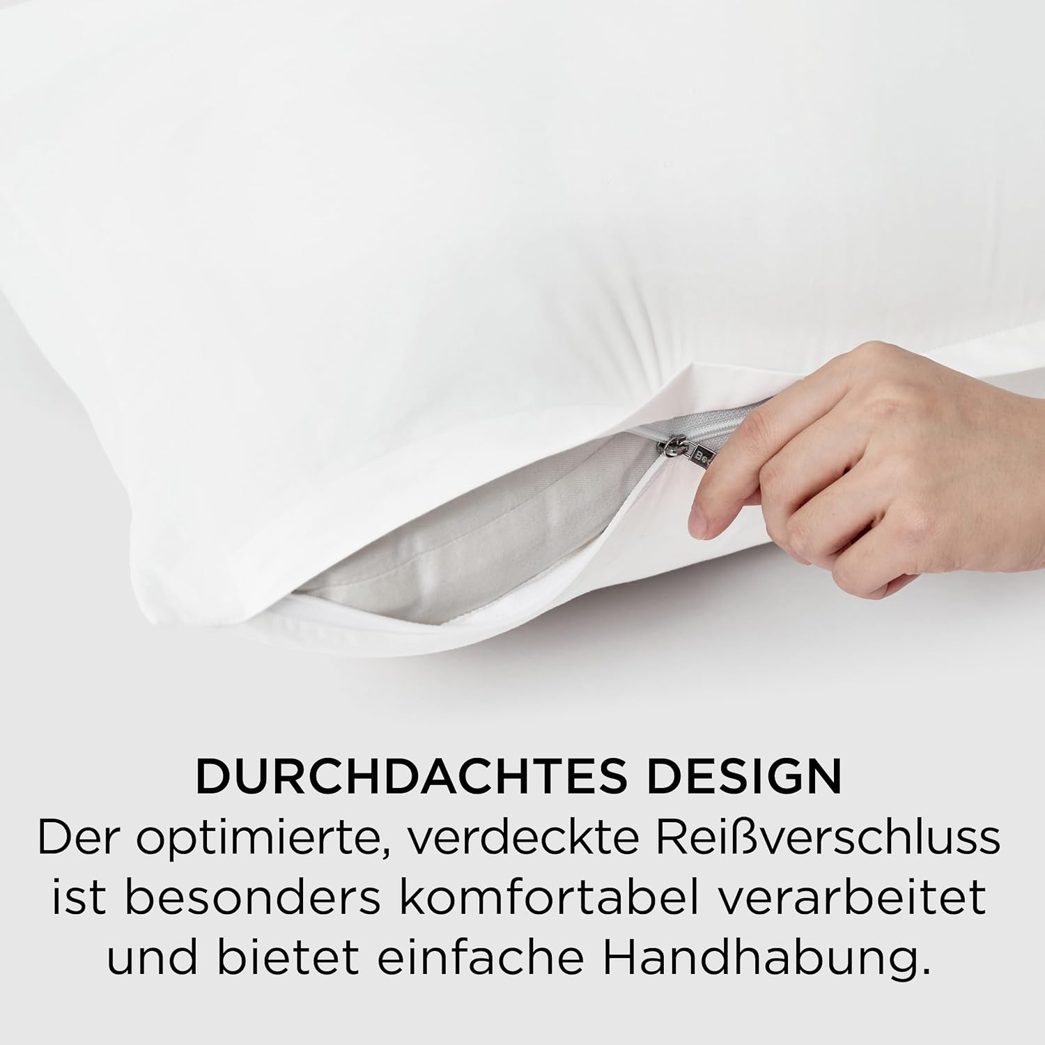 Detalle 2 de BEDSURE Kissenbezug 40x80 2er Set