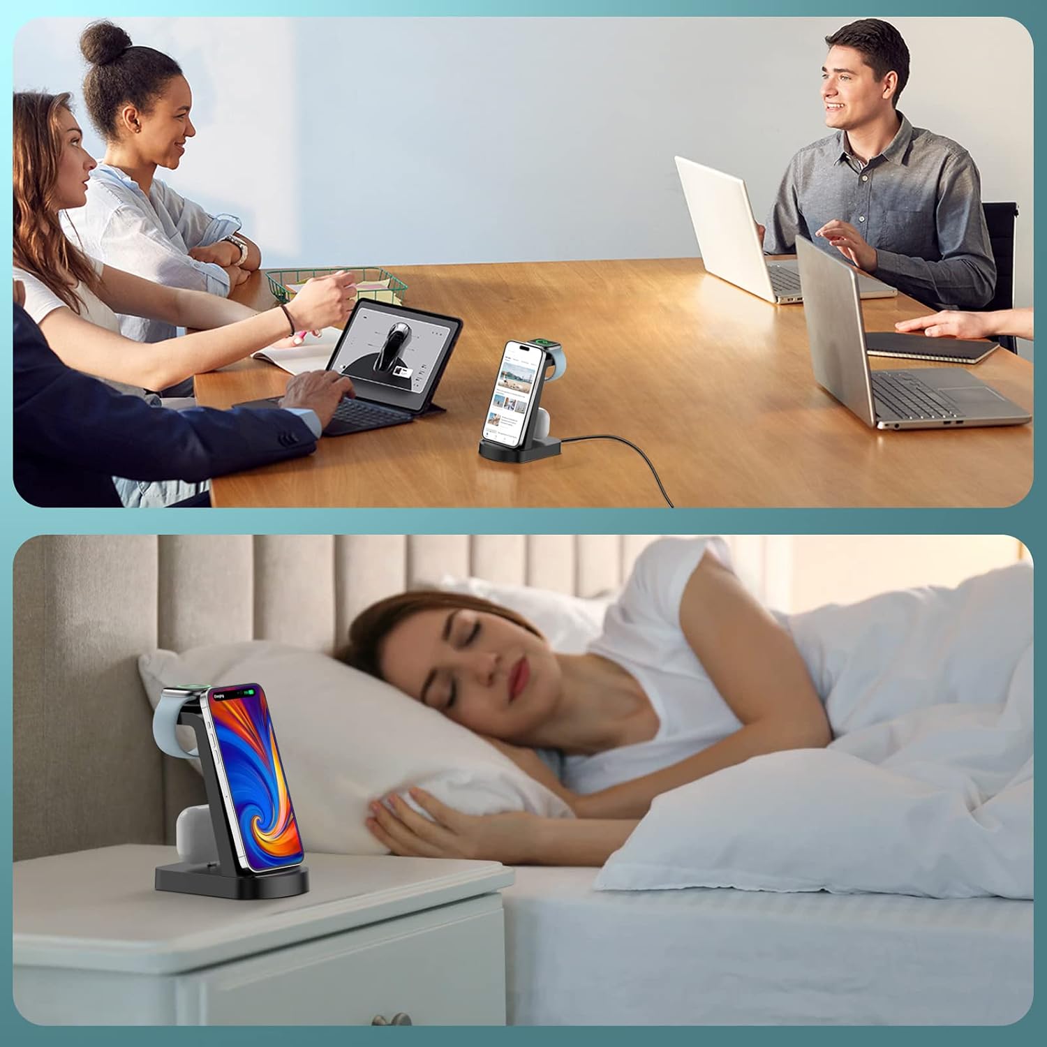 Thumbnail 5 de bakibo 3 in 1 Wireless Charging Station