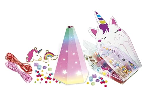 Detalle 2 de Clementoni Crazy Chic My Unicorn Bracelets – Kit braccialetti fai da te per bambine, 7+ | Ciondoli unicorno e arcobaleno