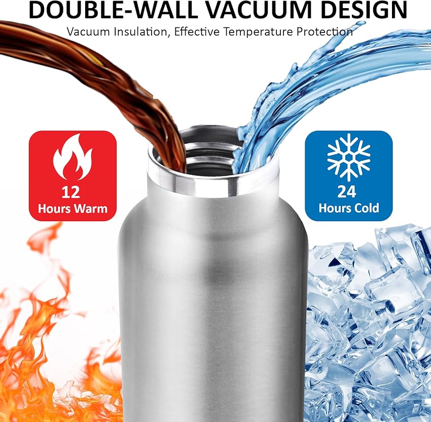 Detalle de Grsta Botella Acero Inoxidable 500 ml 🚰