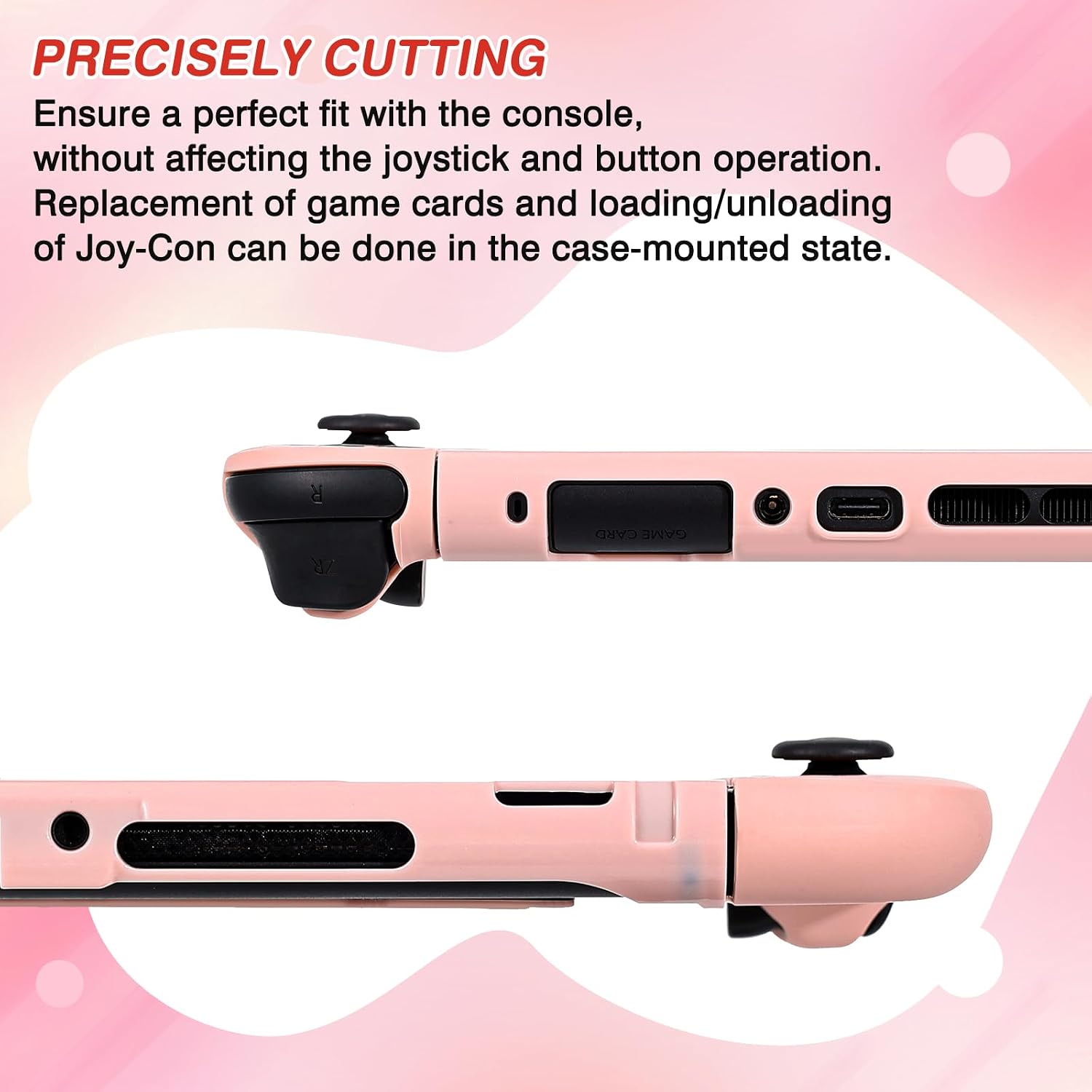 Thumbnail 2 de DLseego Protective Case for Switch 2 – Cute Strawberry Theme Dockable Hard Shell