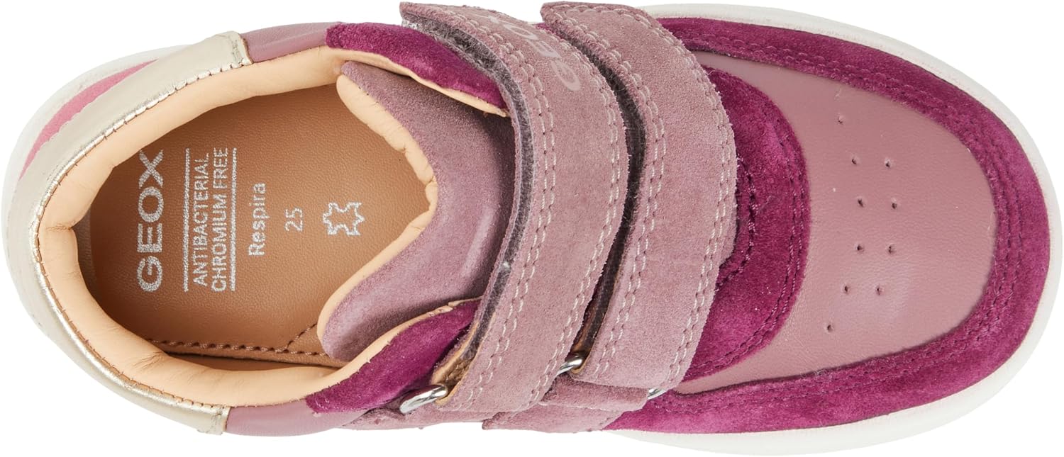 Detalle de Geox Baby Mädchen B Biglia GirlFirst Walker Schuh – atmungsaktiver Lauflernschuh für erste Schritte