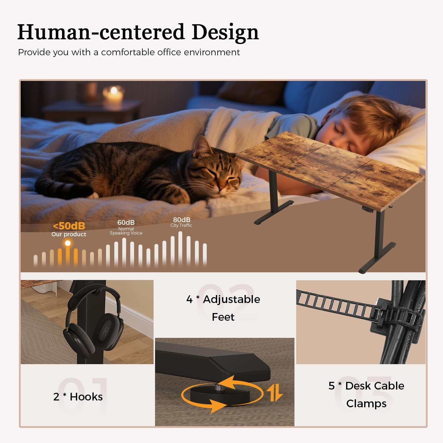 Thumbnail 5 de Klicelor Height-Adjustable Desk: A Practical Sit-Stand Workstation for Everyday Use