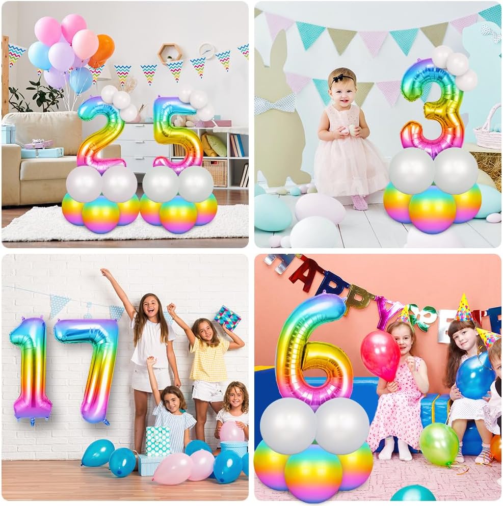 Thumbnail 6 de OFFCUP 40 Inch Number 11 Foil Balloon (Self Inflating) – Large Decoration for Parties