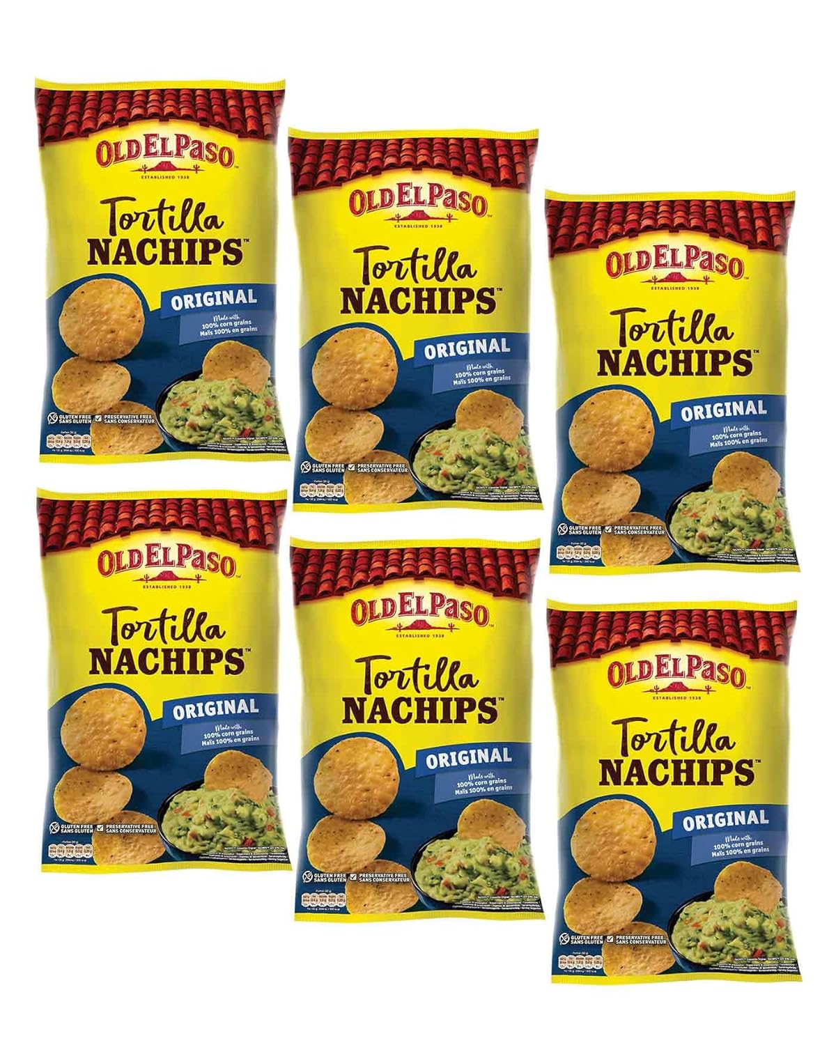 Detalle de Old El Paso Nachips Original 185 g 🍿