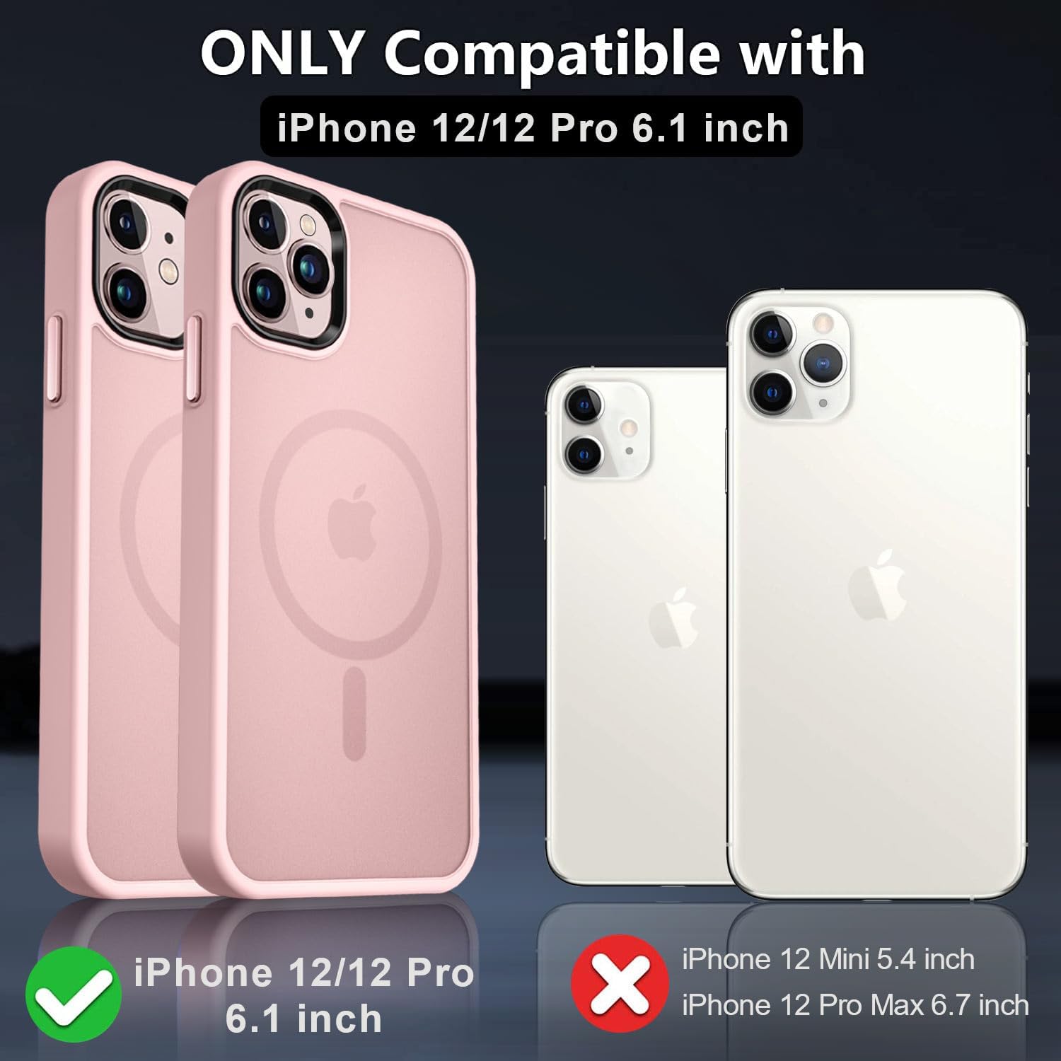 Thumbnail 6 de MOCCA Strong Magnetic Case for iPhone 12/12 Pro with MagSafe - Mil-Grade Drop Protection