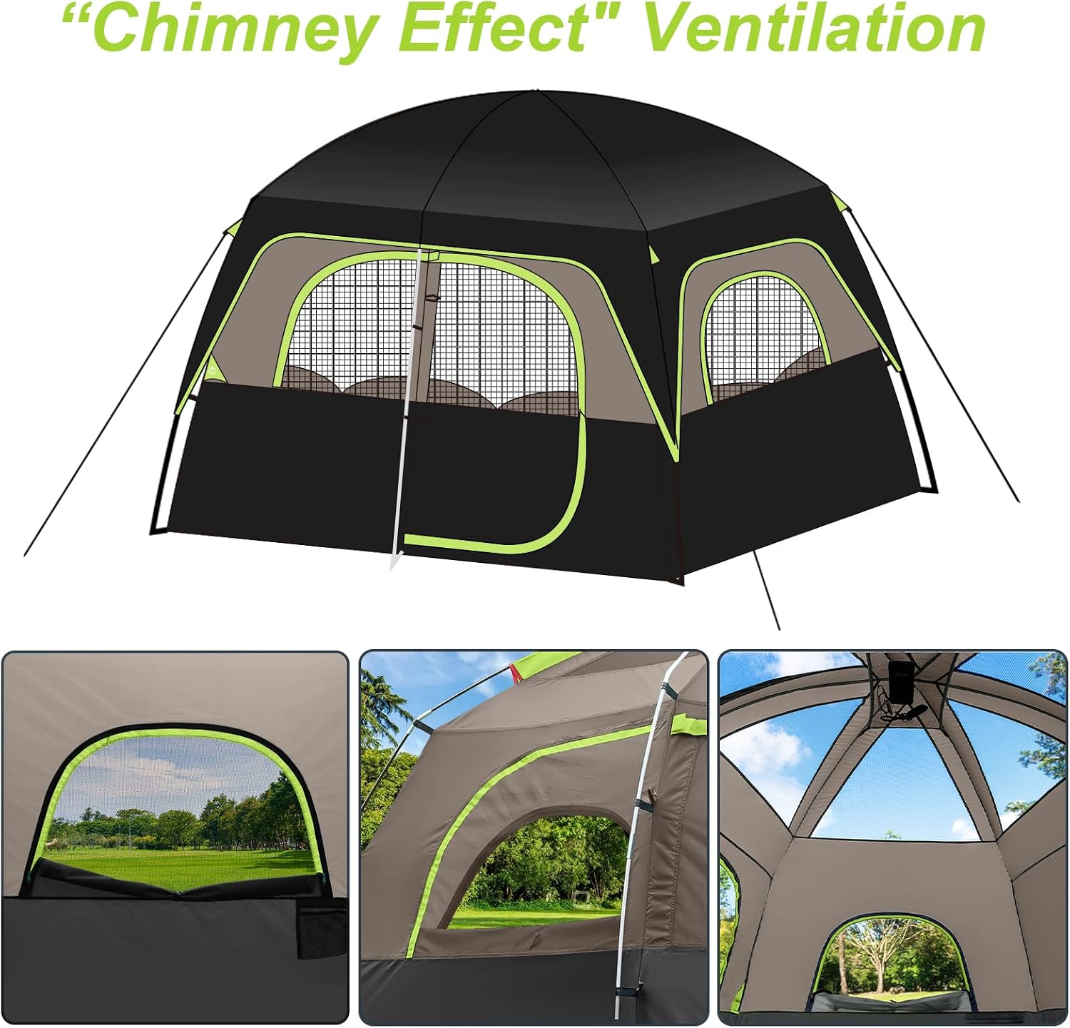 Thumbnail 6 de CAMPROS Camping Tent, 6/8-Person