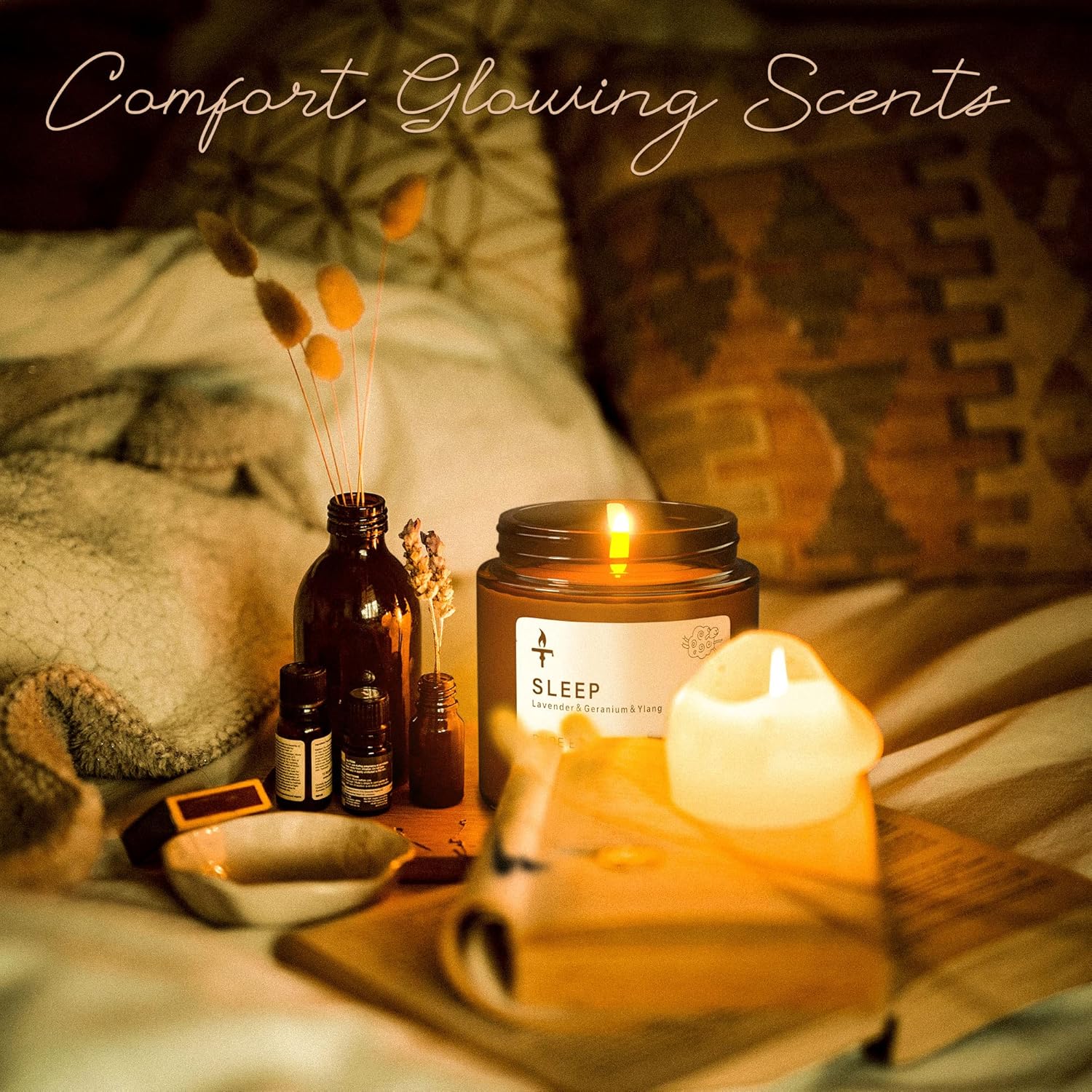 Thumbnail 3 de TRINIDa Sleep Candles Gift Set Lavender