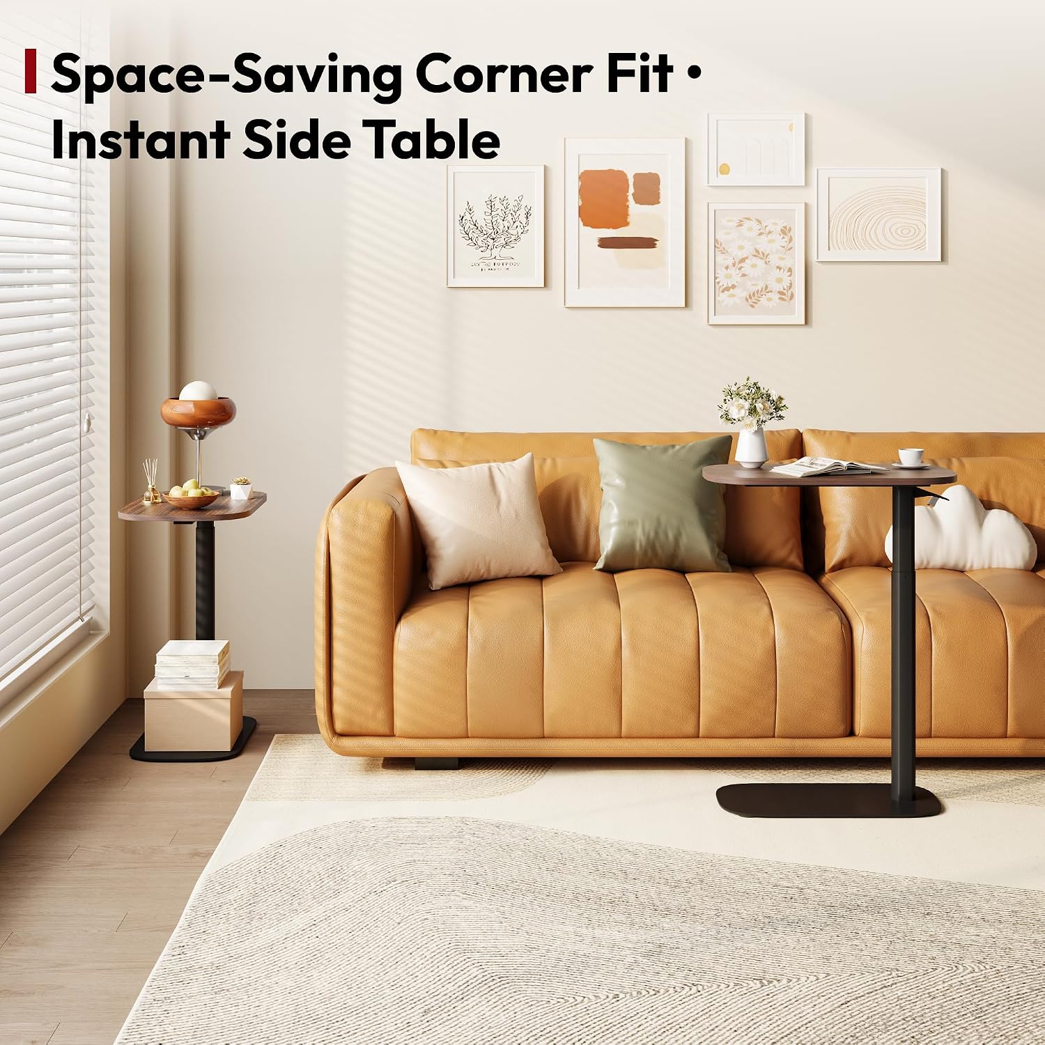 Thumbnail 5 de SANODESK Overbed Table, Walnut