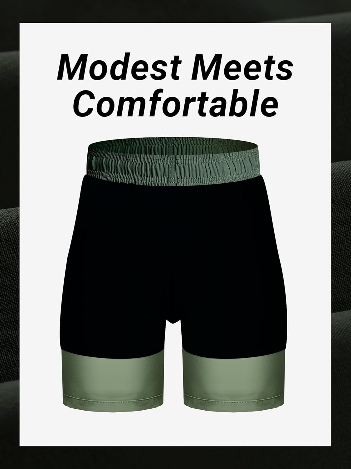 Thumbnail 5 de Arcweg 2-in-1 Men’s Swim Trunks with Compression Liner and Zip Pockets