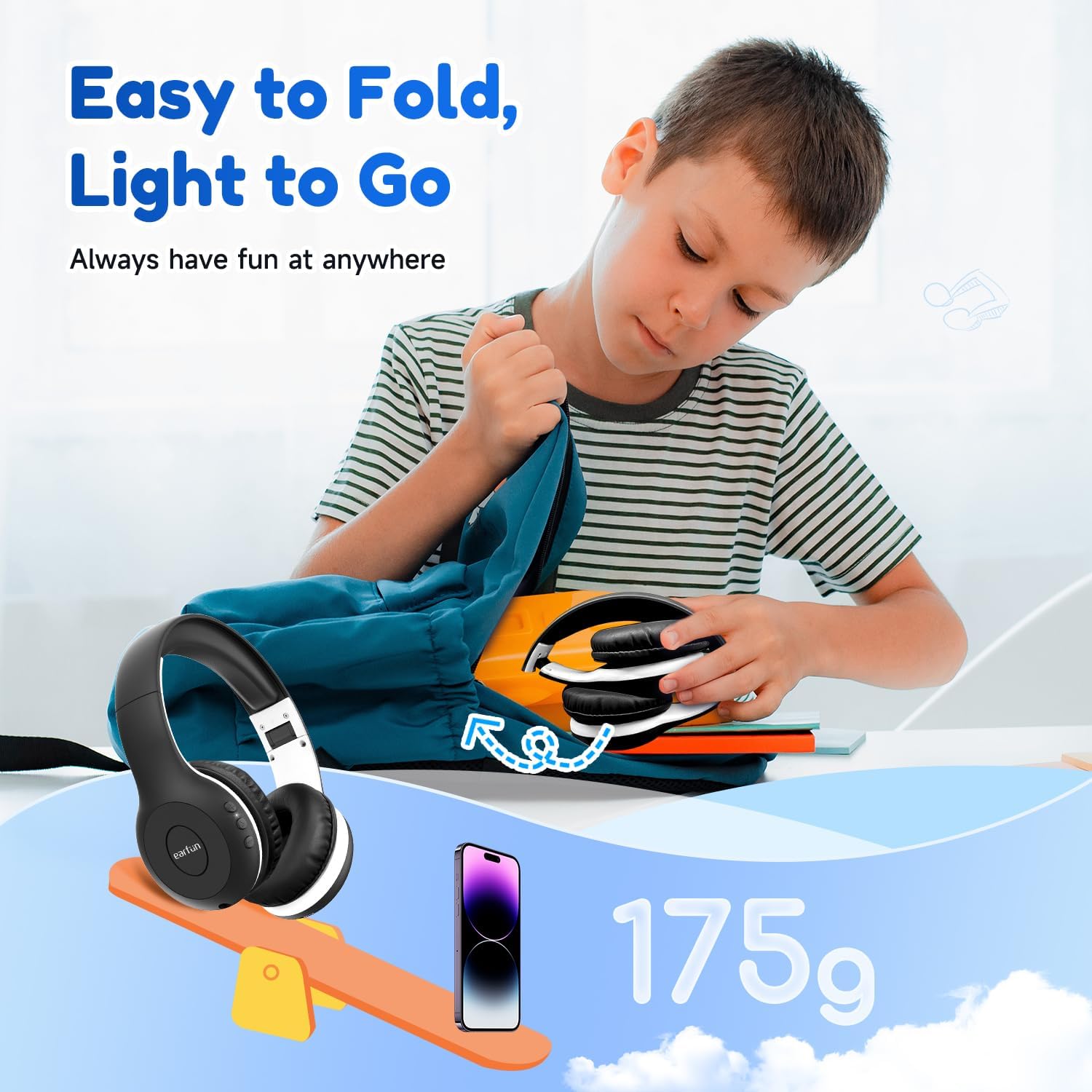 Thumbnail 6 de EarFun Kinder Bluetooth Kopfhörer 85/94 dB