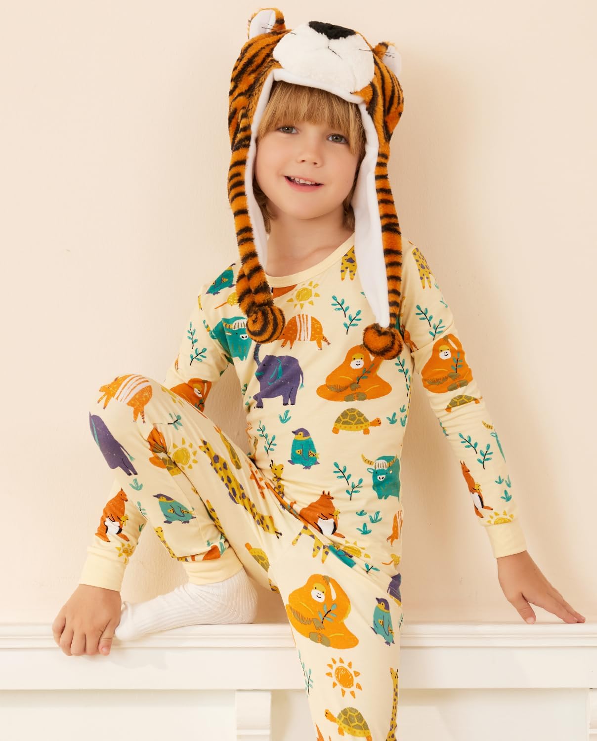 Detalle de babee Reshinee Kids Pajamas, Bamboo Viscose