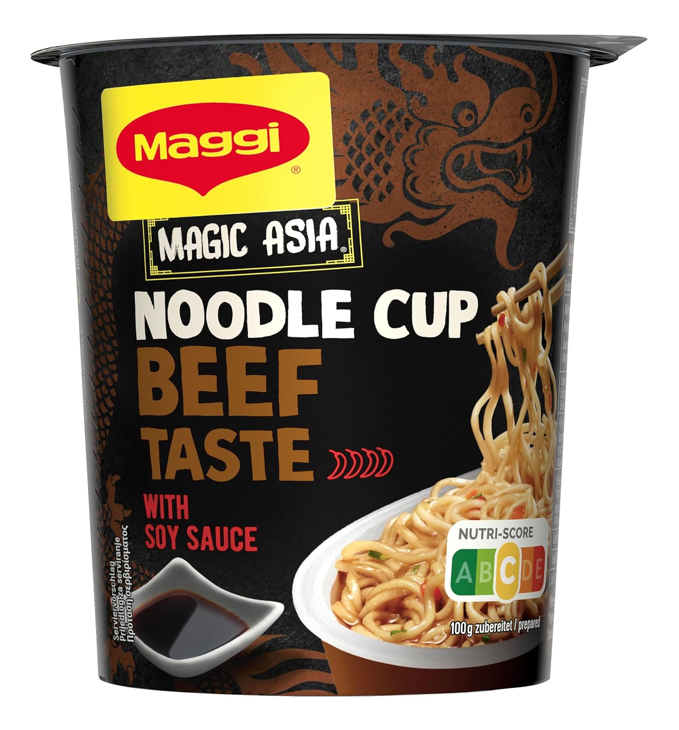Thumbnail 2 de MAGGI Magic Asia Noodle Cup Beef – 8er Pack (8 x 63 g) mit Rind-Geschmack und Gemüse im Becher