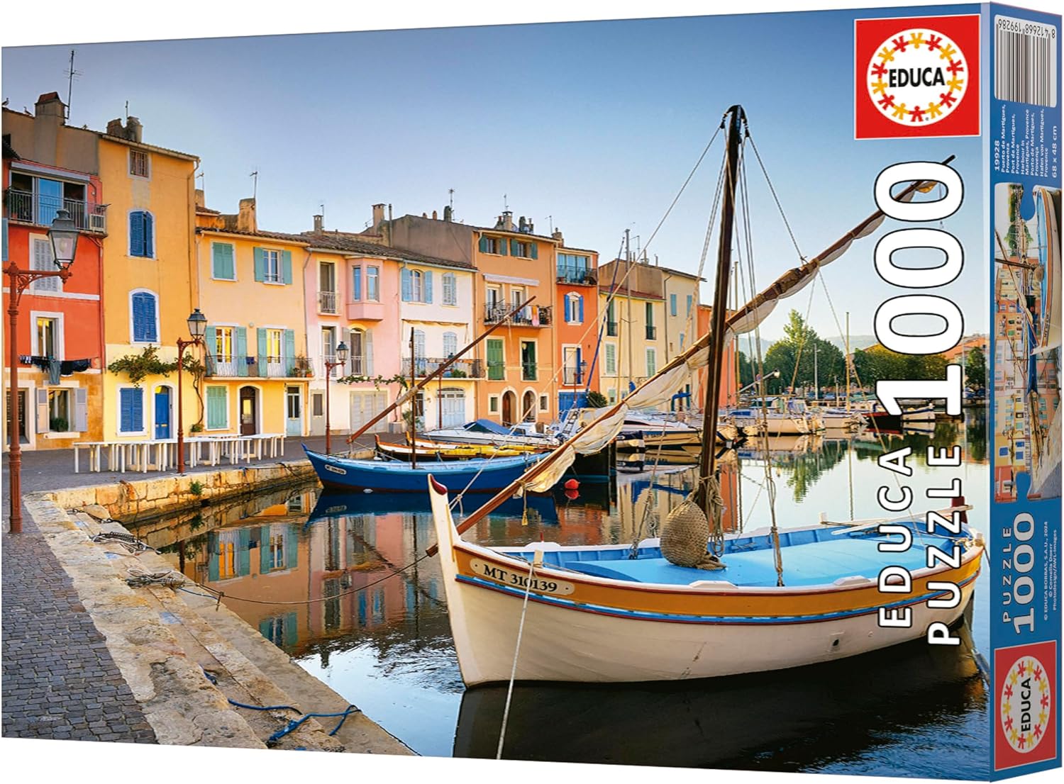 Thumbnail 5 de Puzzle adulte Educa 1000 pièces « Port de Martigues, Provence » (68 x 48 cm)