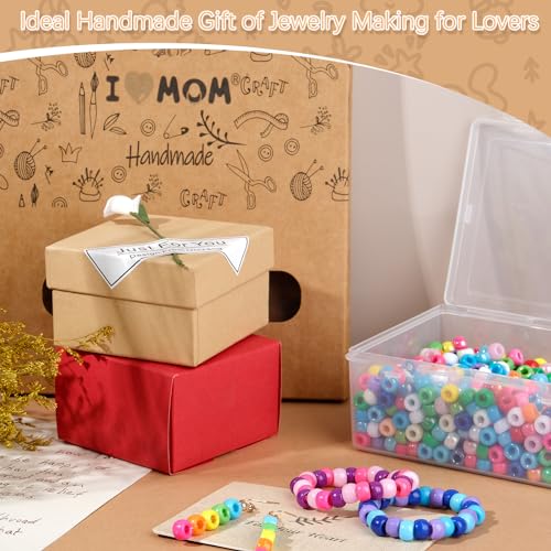 Thumbnail 6 de I LOVE MOM 1500 Cuentas Grandes con Hilo para Pulseras y Bisutería de Bricolaje