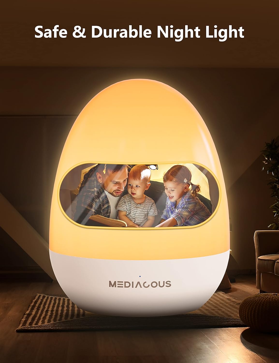 Detalle 2 de MediAcous Nachtlicht 2500 mAh Nachtlampe