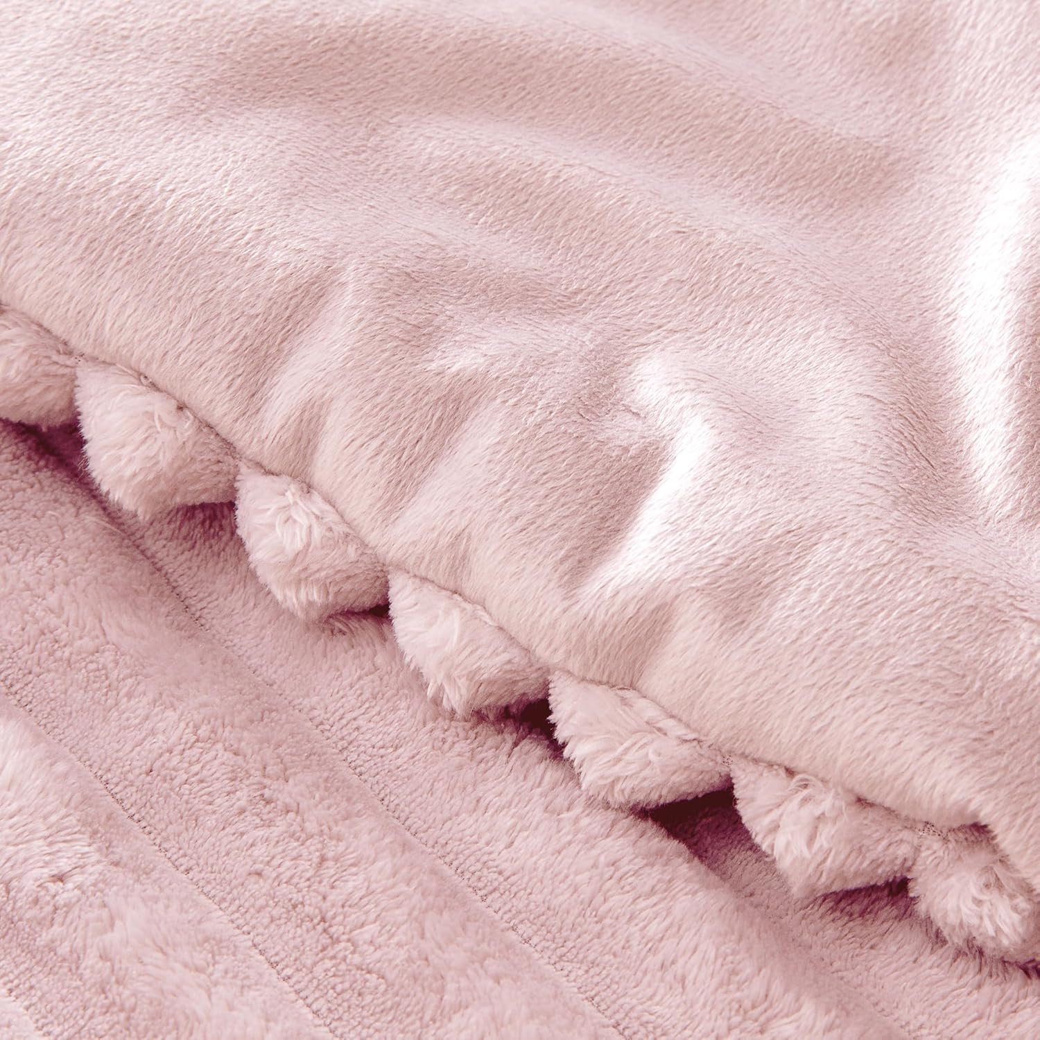 Thumbnail 4 de BEDELITE Fleece Queen Comforter Set – Ultra-Soft, Warm Fluffy Pink Bedding (2 Pillowcases)