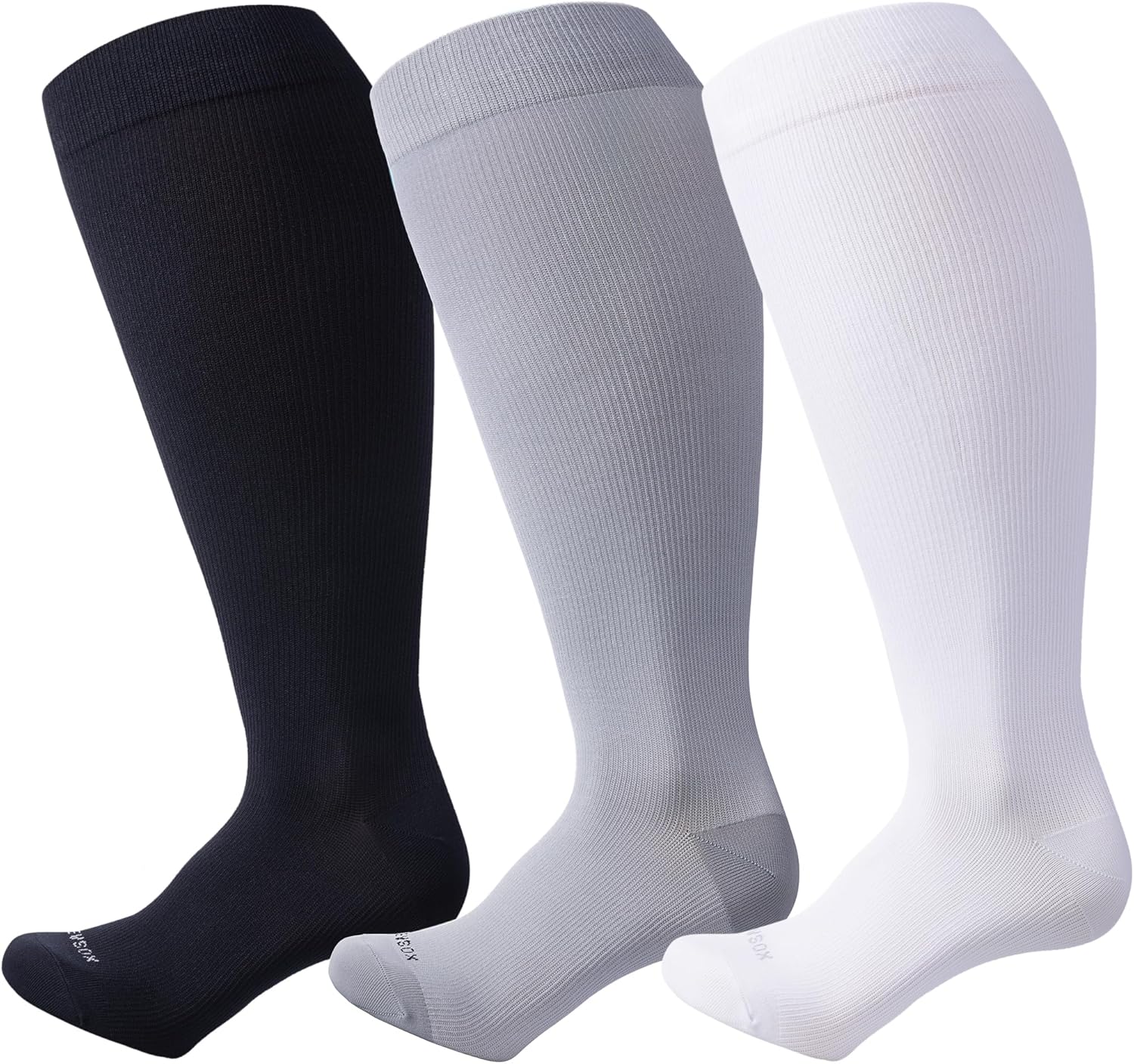 Thumbnail 6 de LEVSOX Plus Size Compression Socks 15-20 mmHg