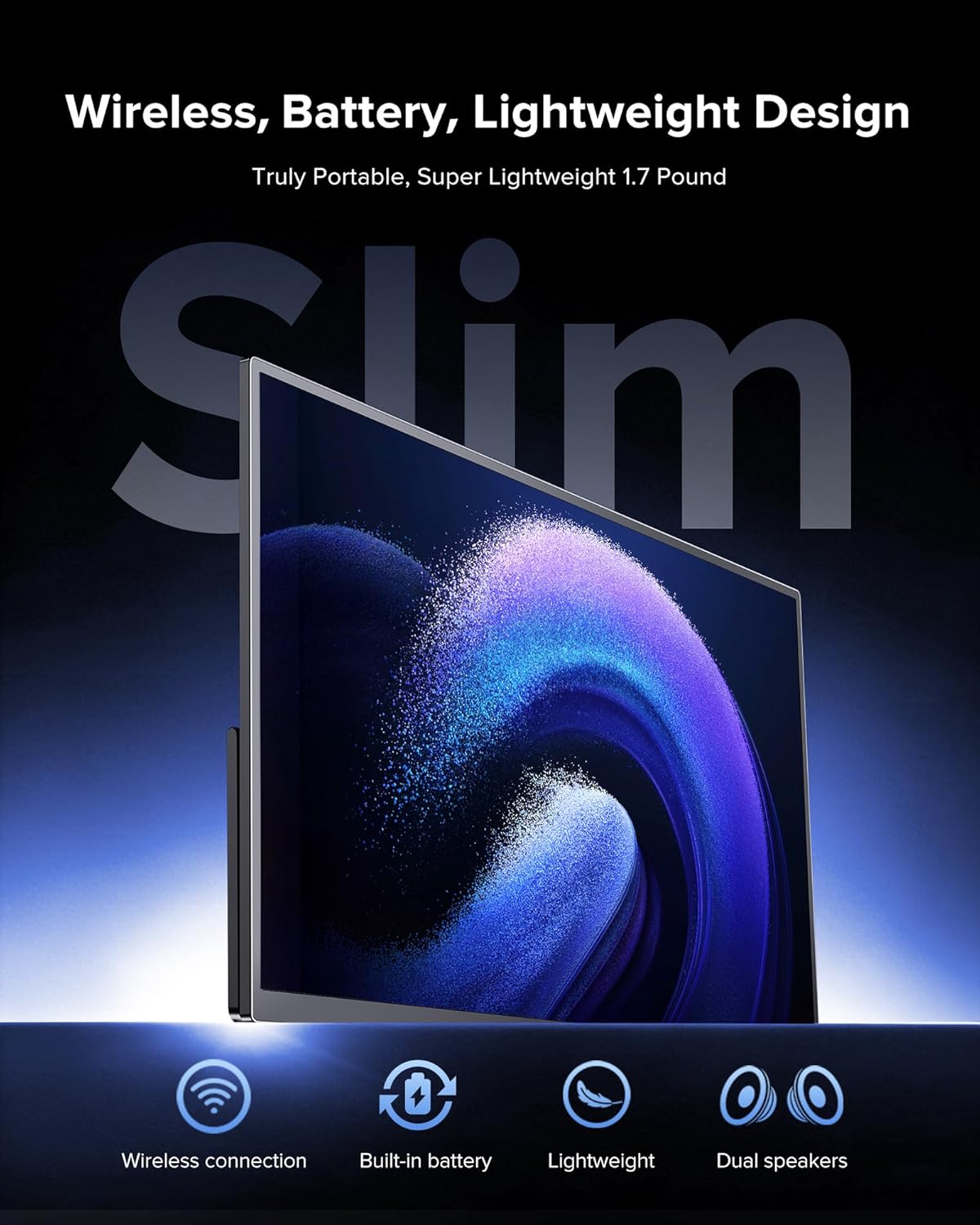 Thumbnail 5 de EVICIV Wireless Portable Monitor 15.6"