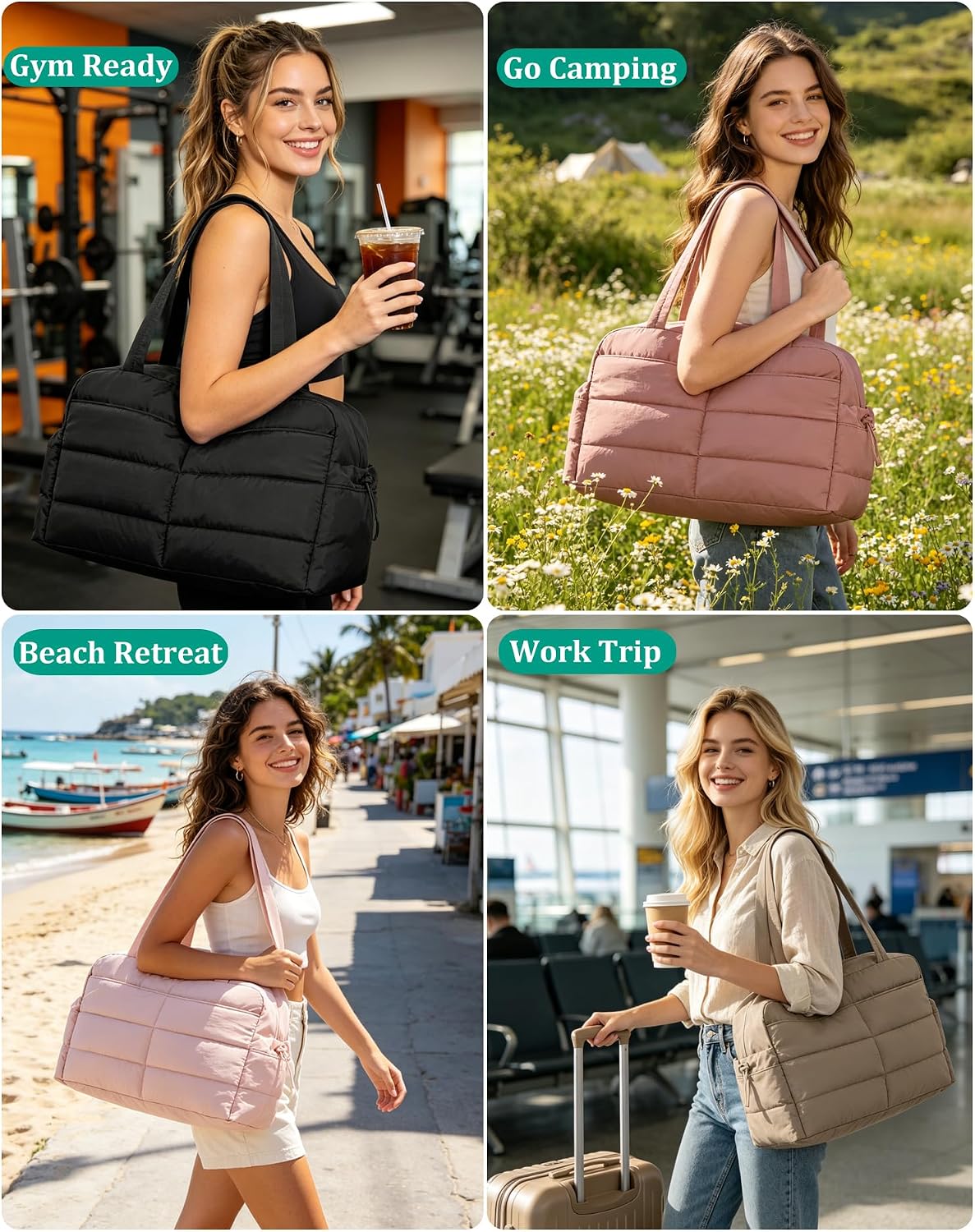 Thumbnail 1 de BAGSMART Gym Bag for Women 31L