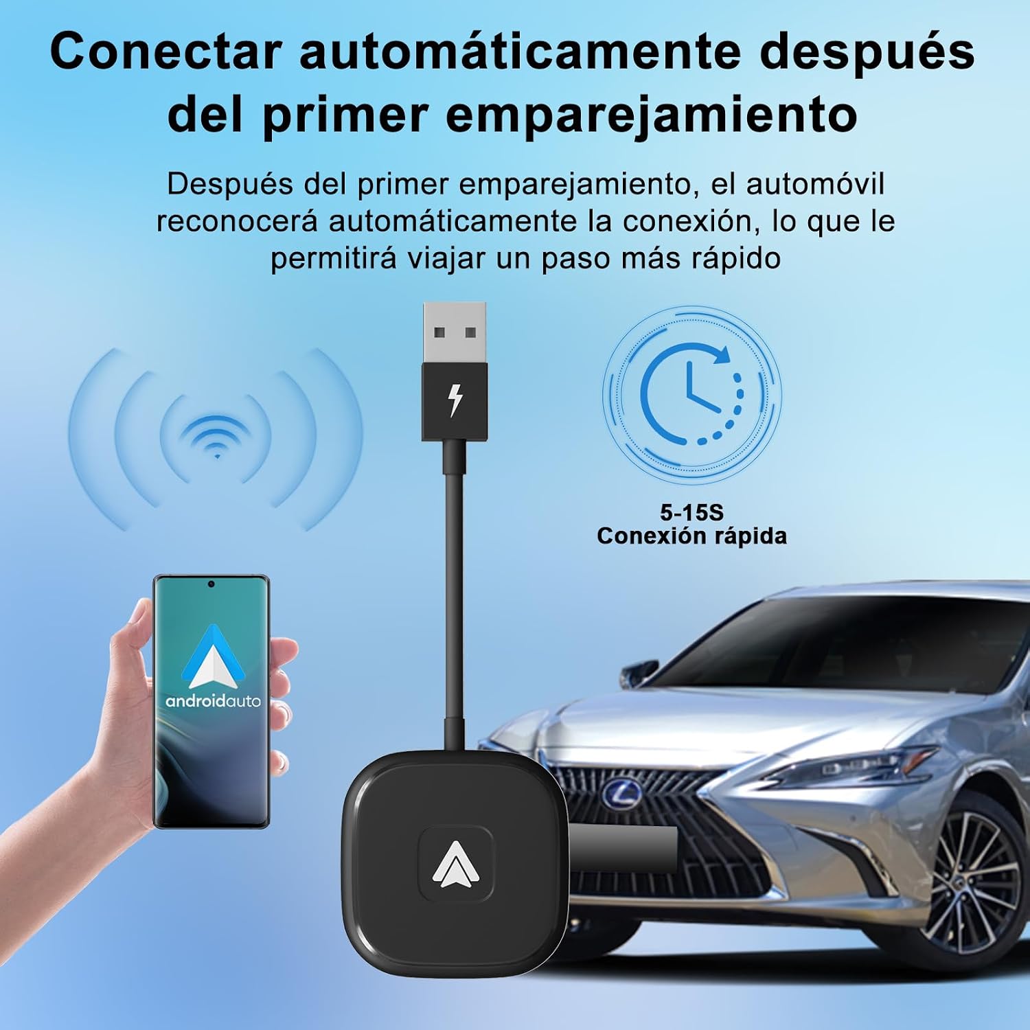 Thumbnail 5 de Adaptador Android Auto Inalámbrico 5,8GHz
