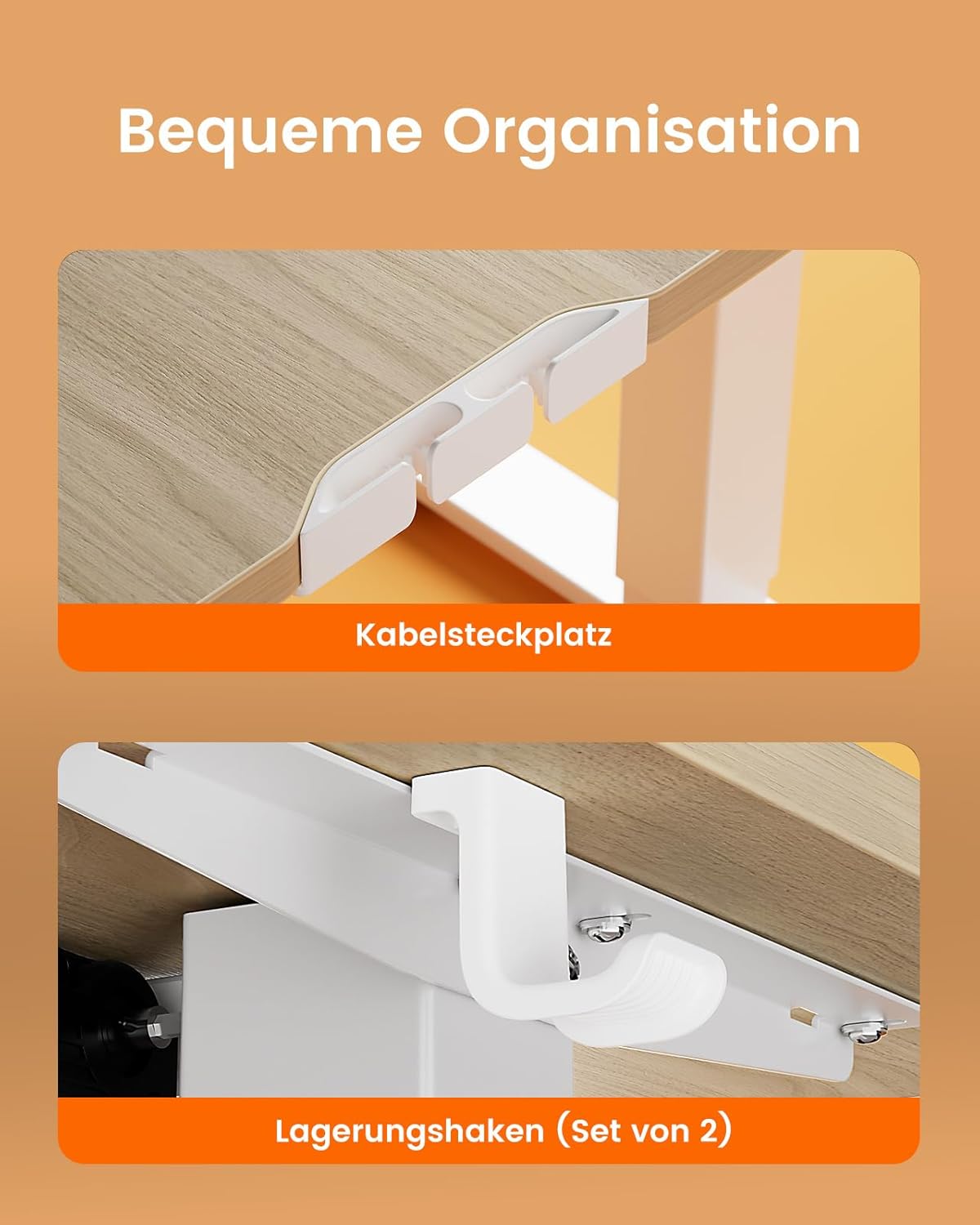 Thumbnail 6 de ErGear elektrisch höhenverstellbarer Schreibtisch 120 x 60 cm mit 4‑Memory-Smart-Pult